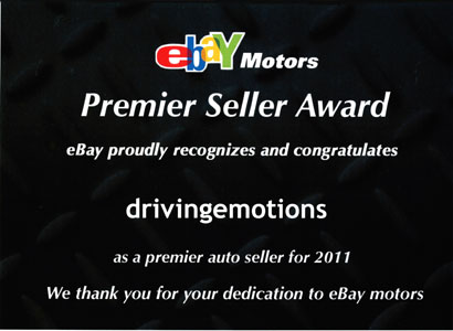 eBay Motors Premier Seller Award 2011