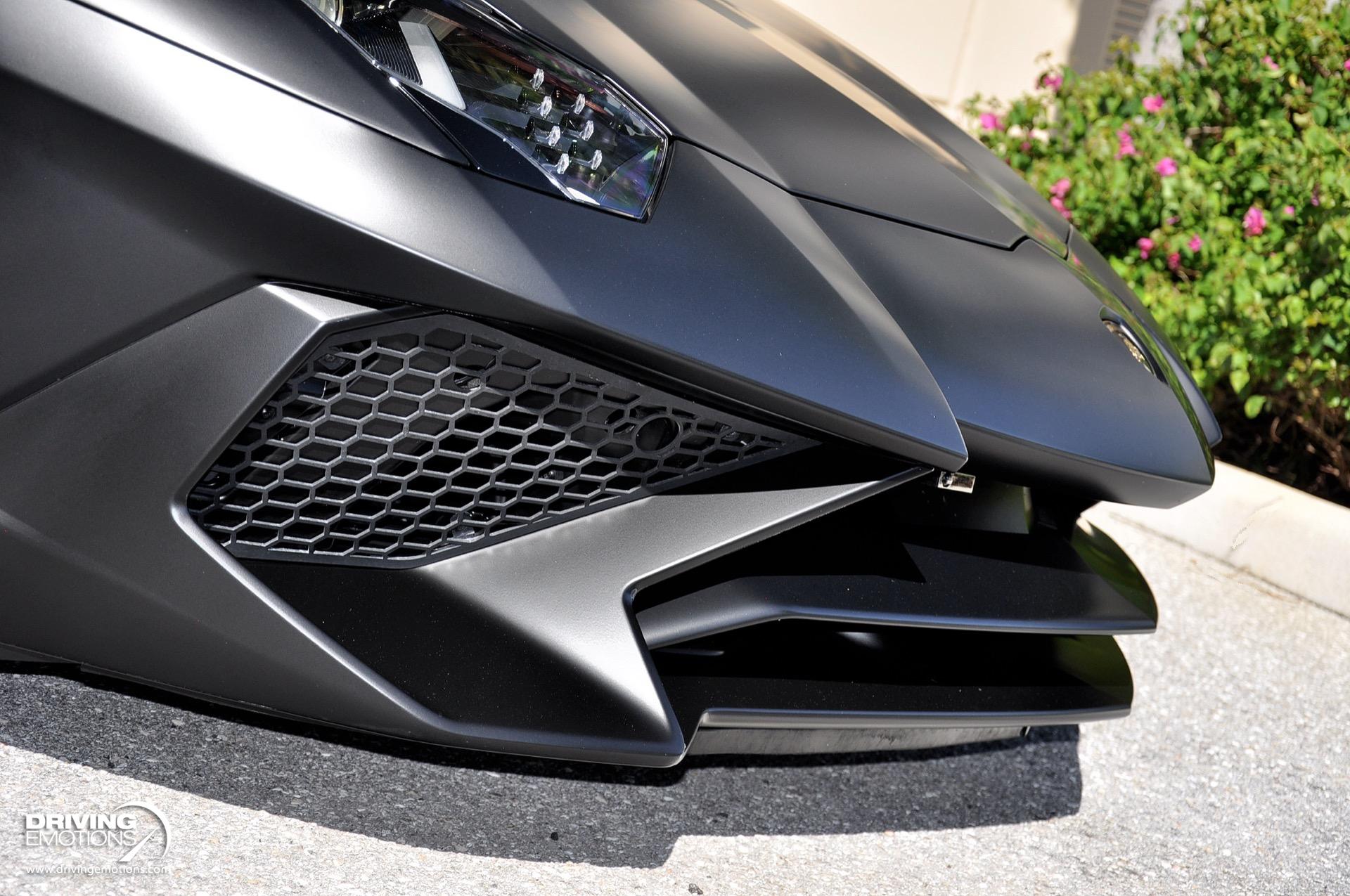 Used 2016 Lamborghini Aventador SV LP750-4 Super Veloce LP 750-4 SV NERO NEMESIS! CARBON FIBER! RARE!! | Lake Park, FL