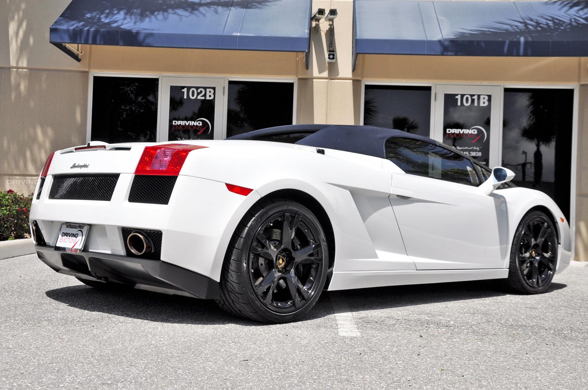 2008 Lamborghini Gallardo Spyder Spyder Stock # 5628 for sale near Lake  Park, FL | FL Lamborghini Dealer