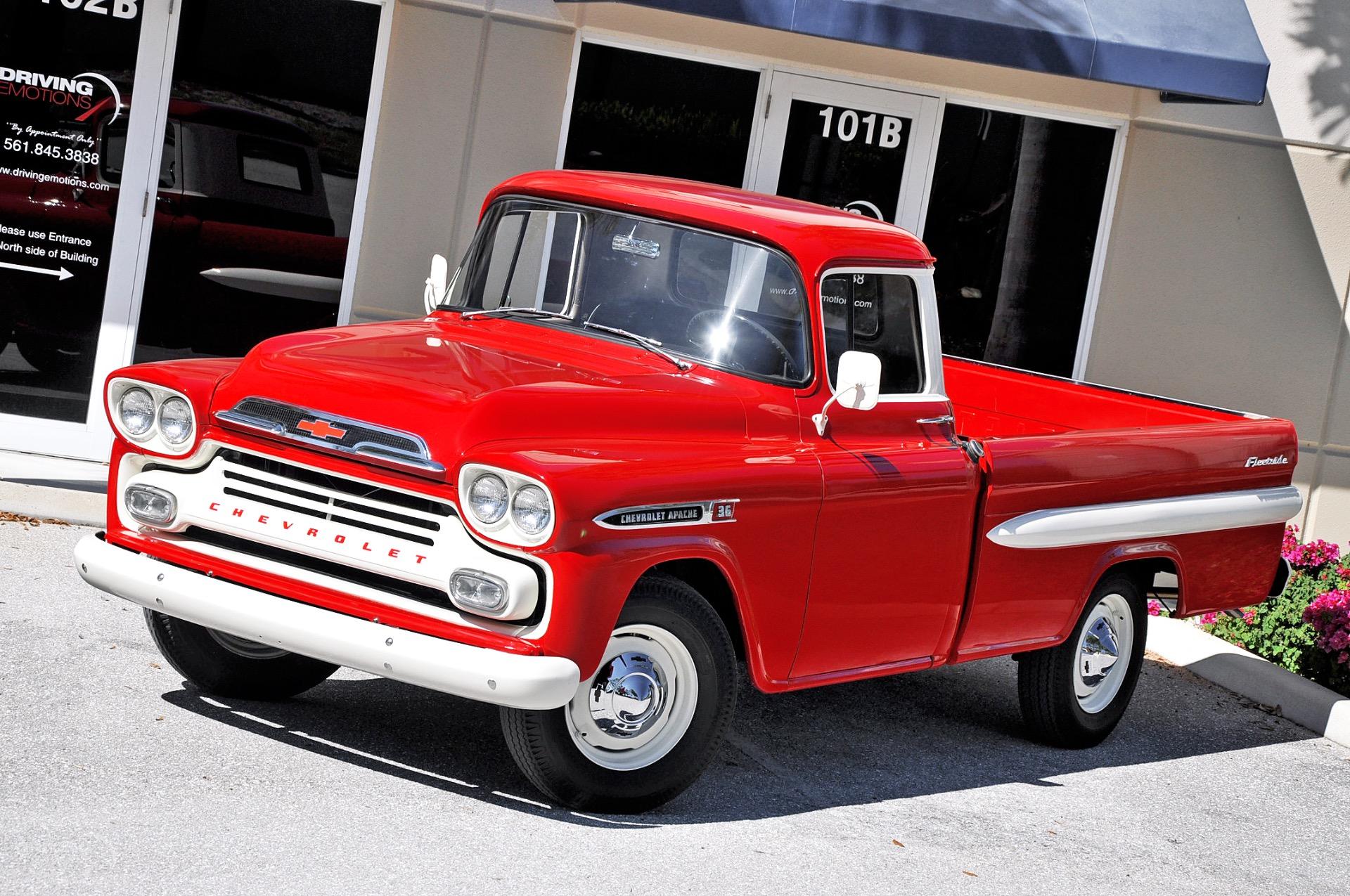 1959 Chevrolet Apache 36 Fleetside 36 Fleetside 3 4 Ton Long Bed Stock 6075...