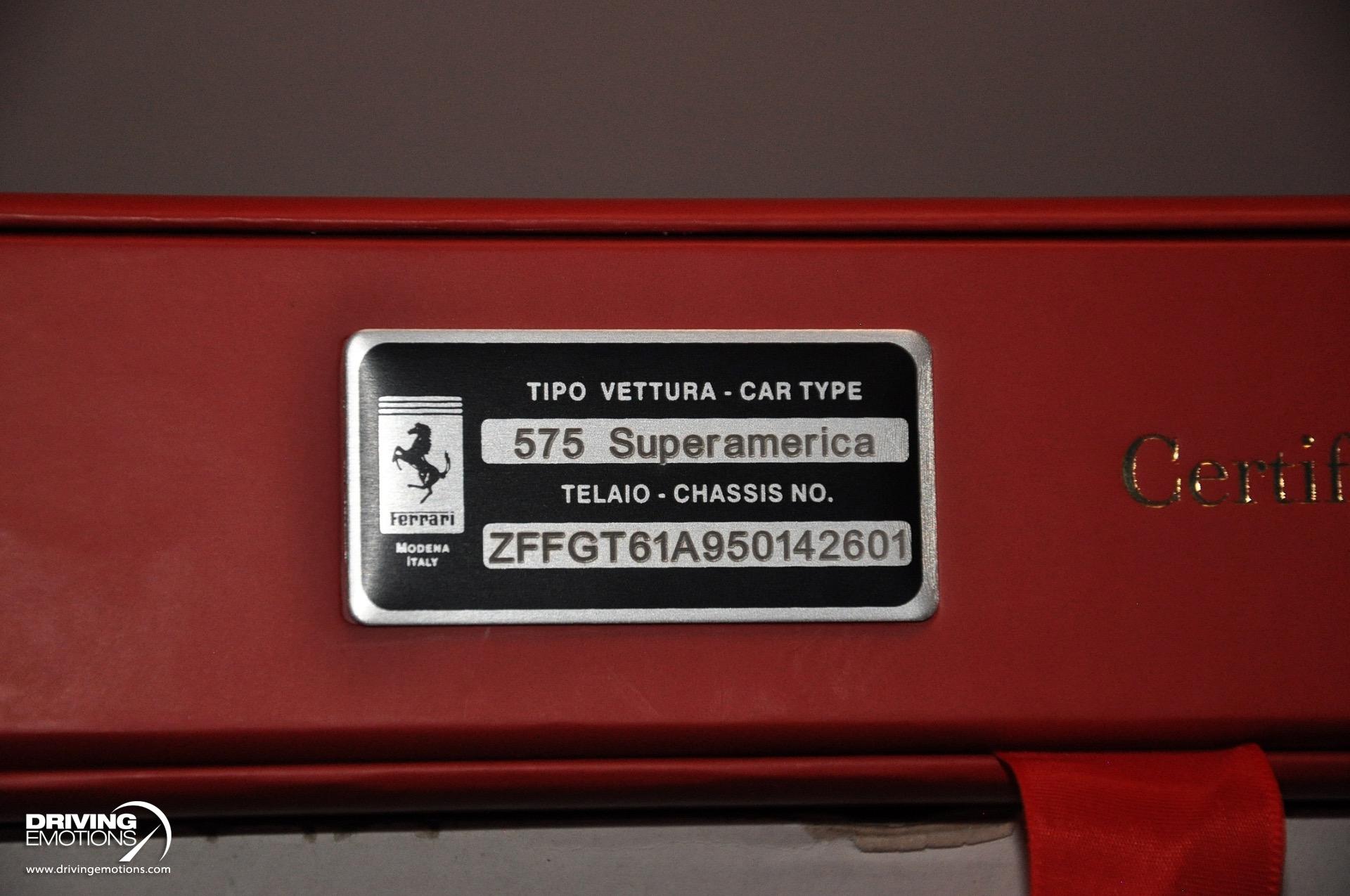 Used 2005 Ferrari 575 Superamerica Superamerica GTC Package F1A | Lake Park, FL