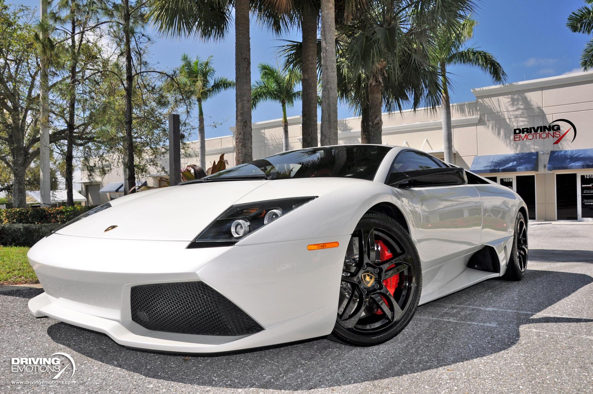 Used 2009 Lamborghini Murcielago LP640 Coupe LP 640 WHITE/RED! | Lake Park, FL