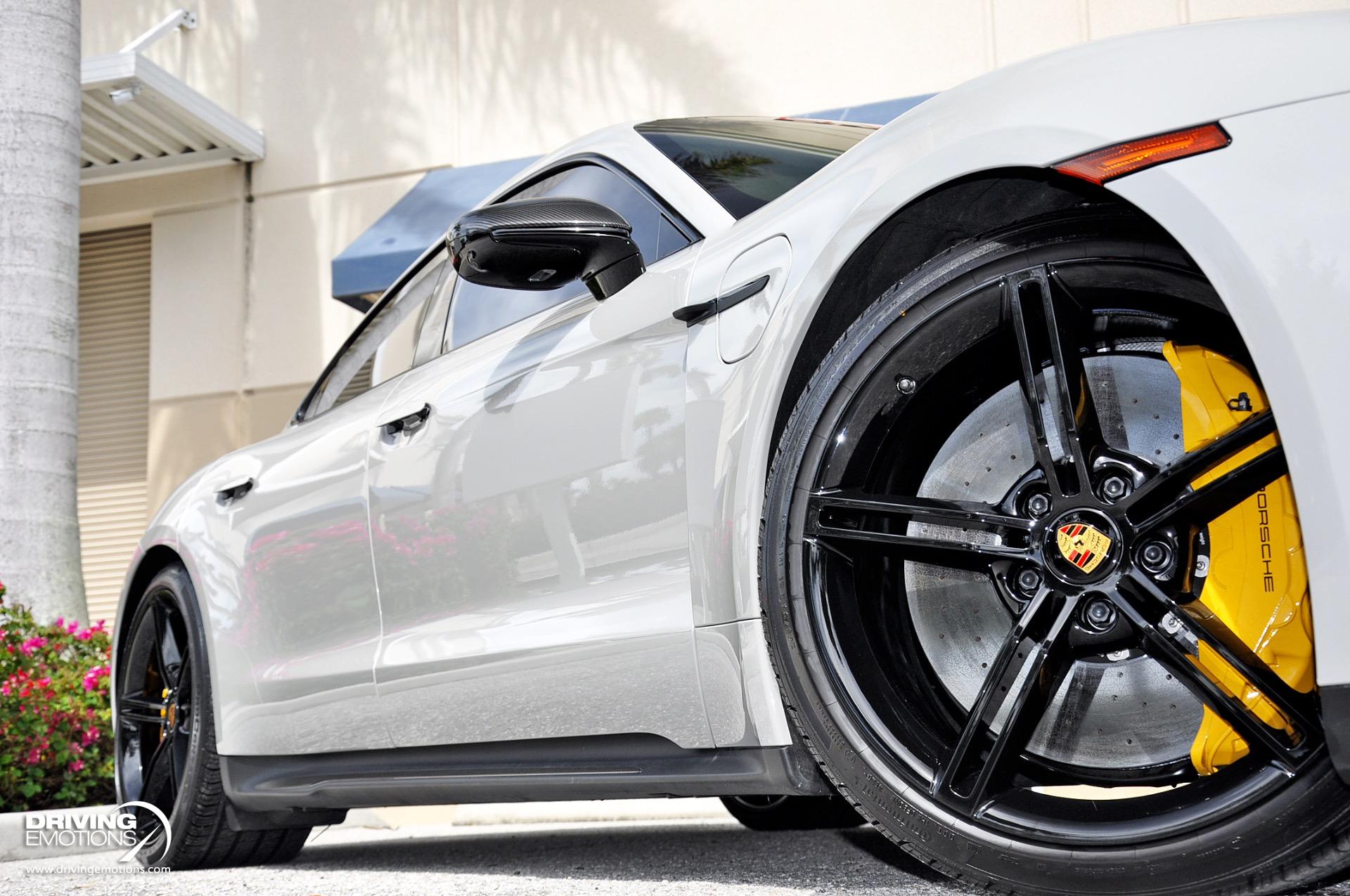 Used 2021 Porsche Taycan Turbo S Turbo S Chalk/Black! Premium Pkg! Passenger Display! | St. Petersburg, FL