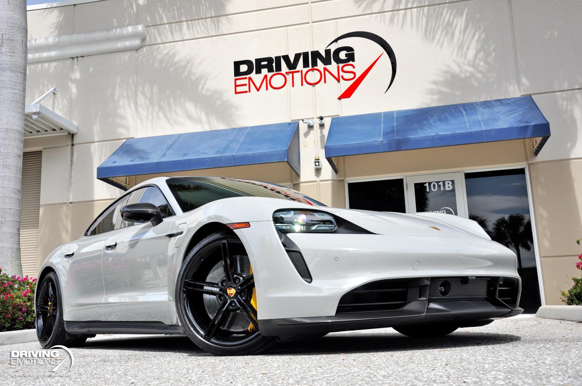 Used 2021 Porsche Taycan Turbo S Turbo S Chalk/Black! Premium Pkg! Passenger Display! | St. Petersburg, FL