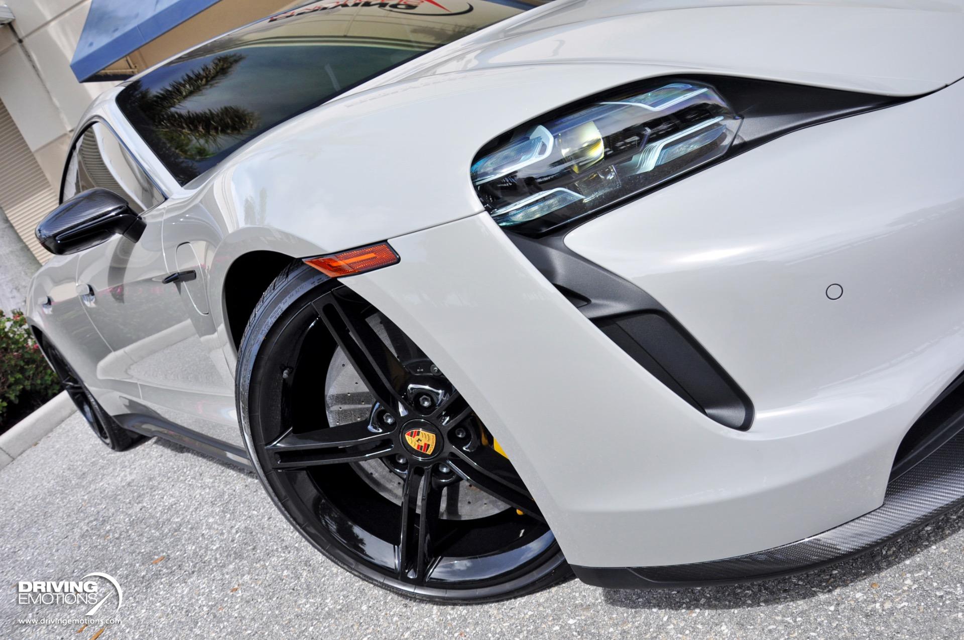 Used 2021 Porsche Taycan Turbo S Turbo S Chalk/Black! Premium Pkg! Passenger Display! | St. Petersburg, FL