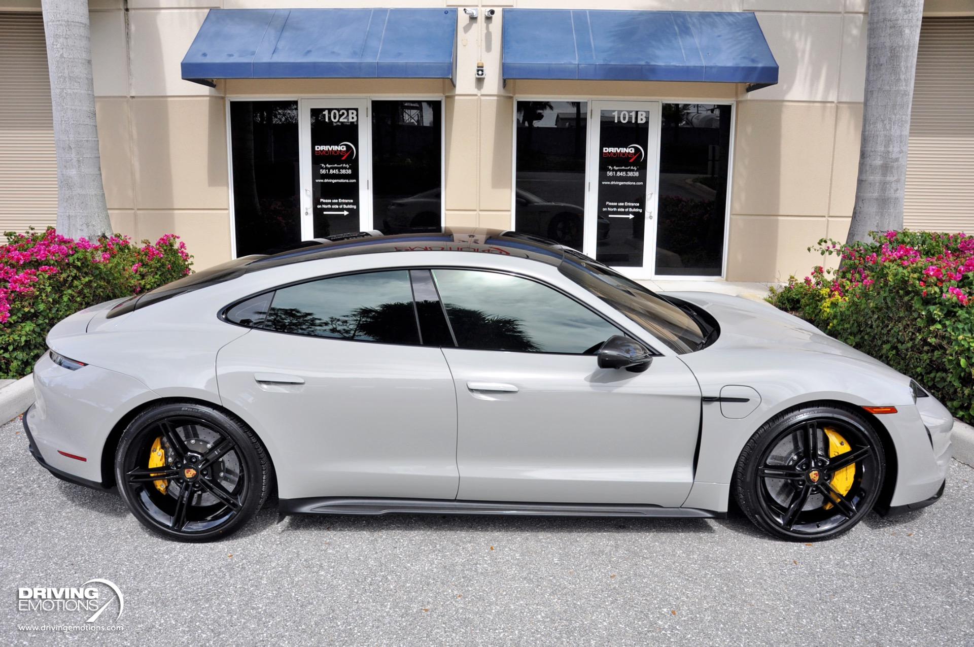 Used 2021 Porsche Taycan Turbo S Turbo S Chalk/Black! Premium Pkg! Passenger Display! | St. Petersburg, FL