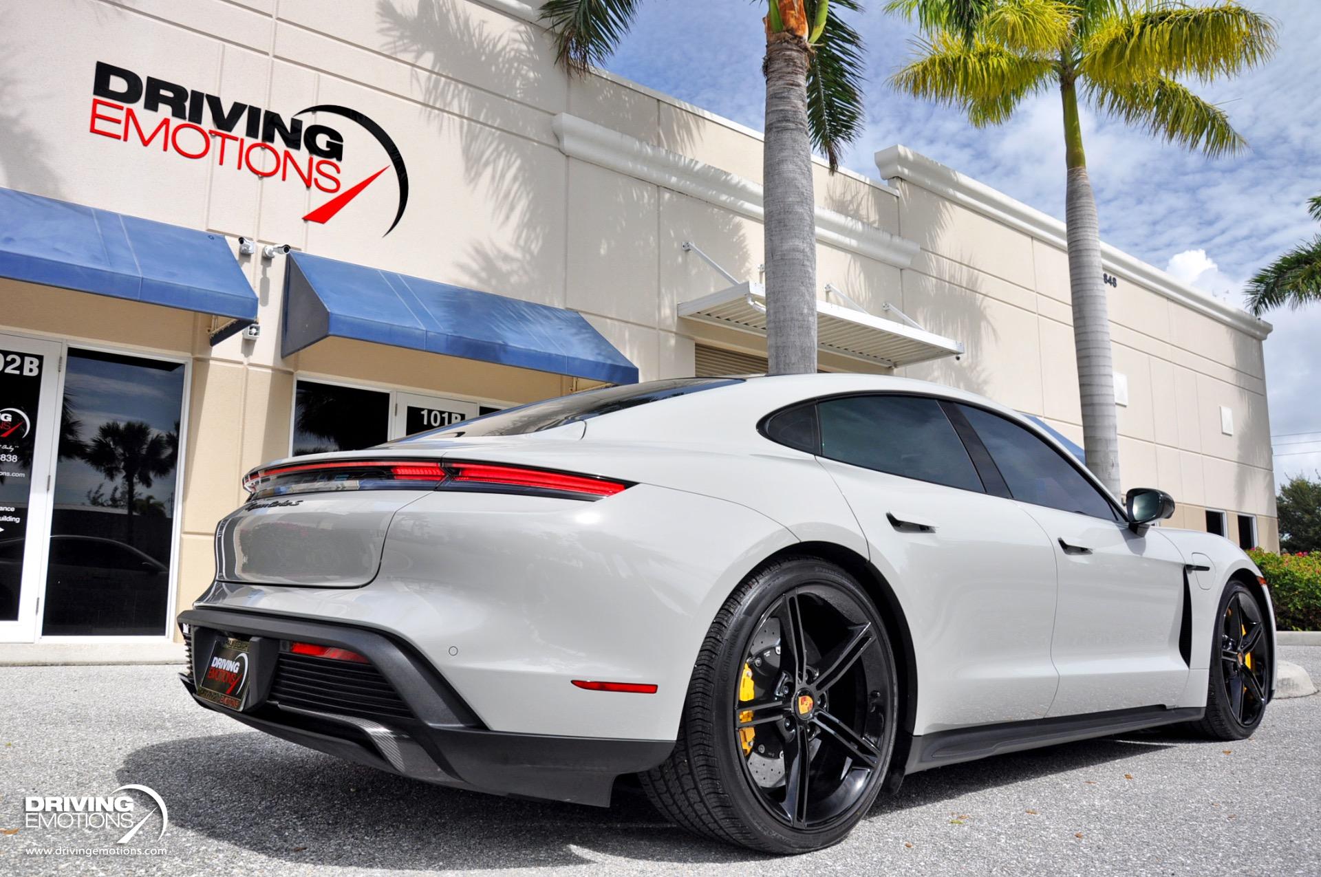 Used 2021 Porsche Taycan Turbo S Turbo S Chalk/Black! Premium Pkg! Passenger Display! | St. Petersburg, FL