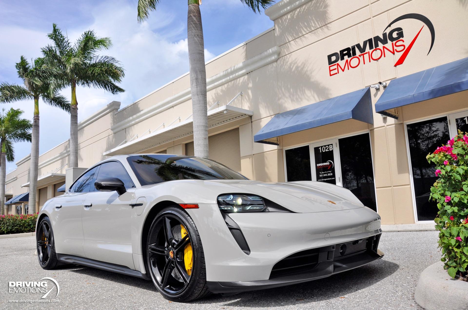 Used 2021 Porsche Taycan Turbo S Turbo S Chalk/Black! Premium Pkg! Passenger Display! | St. Petersburg, FL