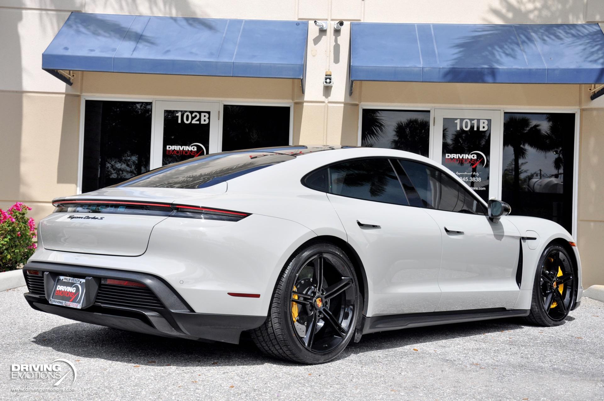 Used 2021 Porsche Taycan Turbo S Turbo S Chalk/Black! Premium Pkg! Passenger Display! | St. Petersburg, FL