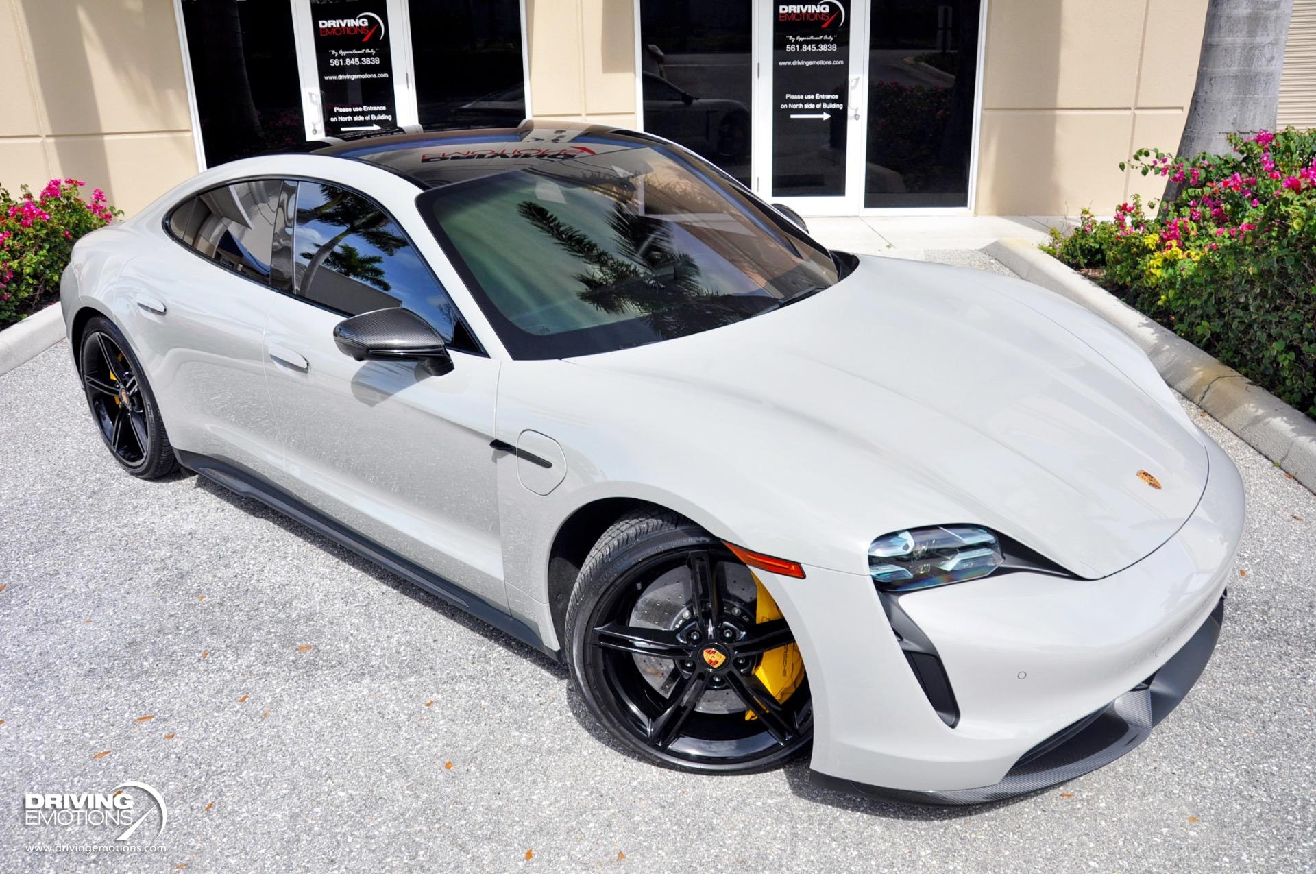 Used 2021 Porsche Taycan Turbo S Turbo S Chalk/Black! Premium Pkg! Passenger Display! | St. Petersburg, FL