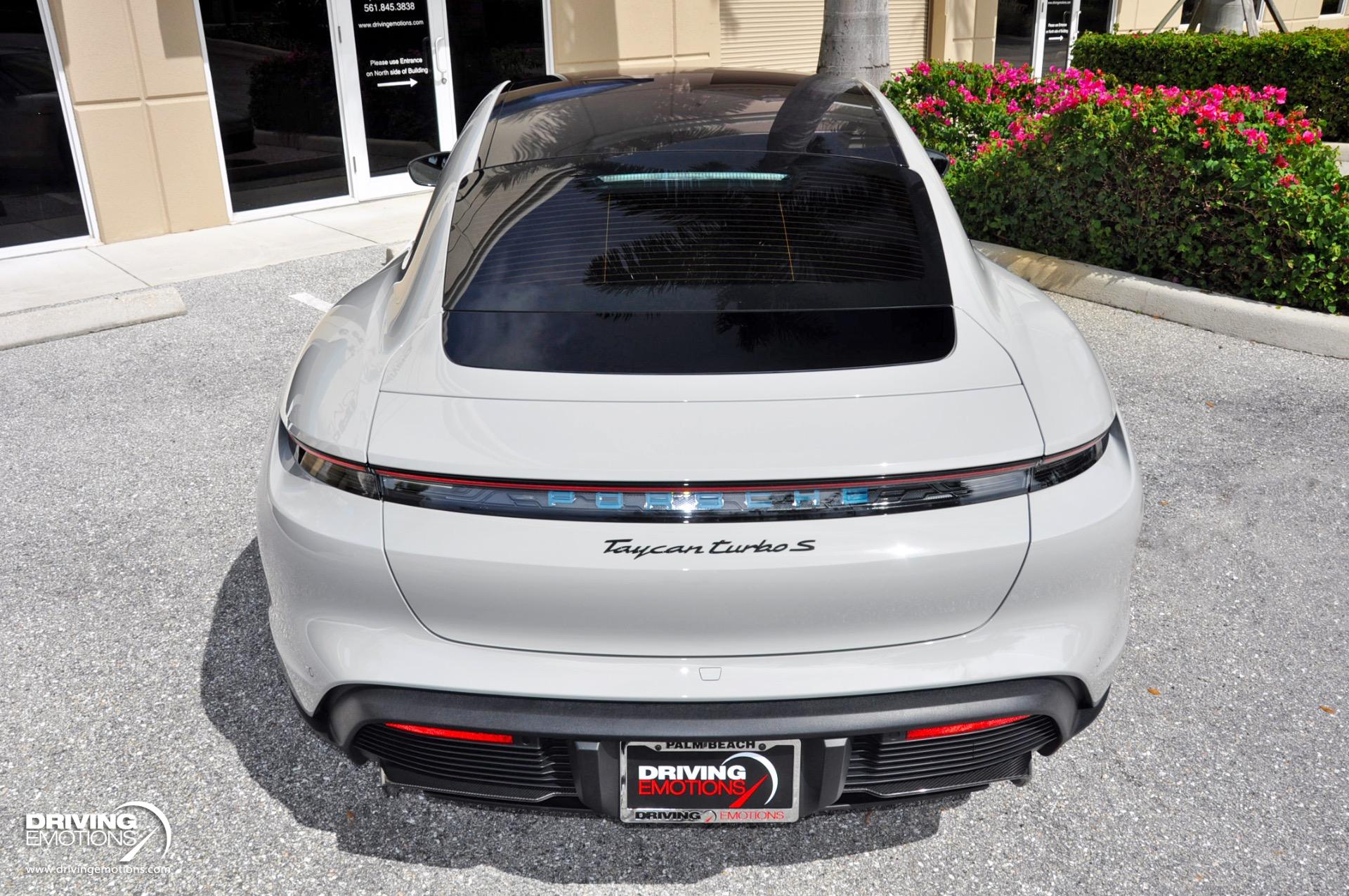 Used 2021 Porsche Taycan Turbo S Turbo S Chalk/Black! Premium Pkg! Passenger Display! | St. Petersburg, FL