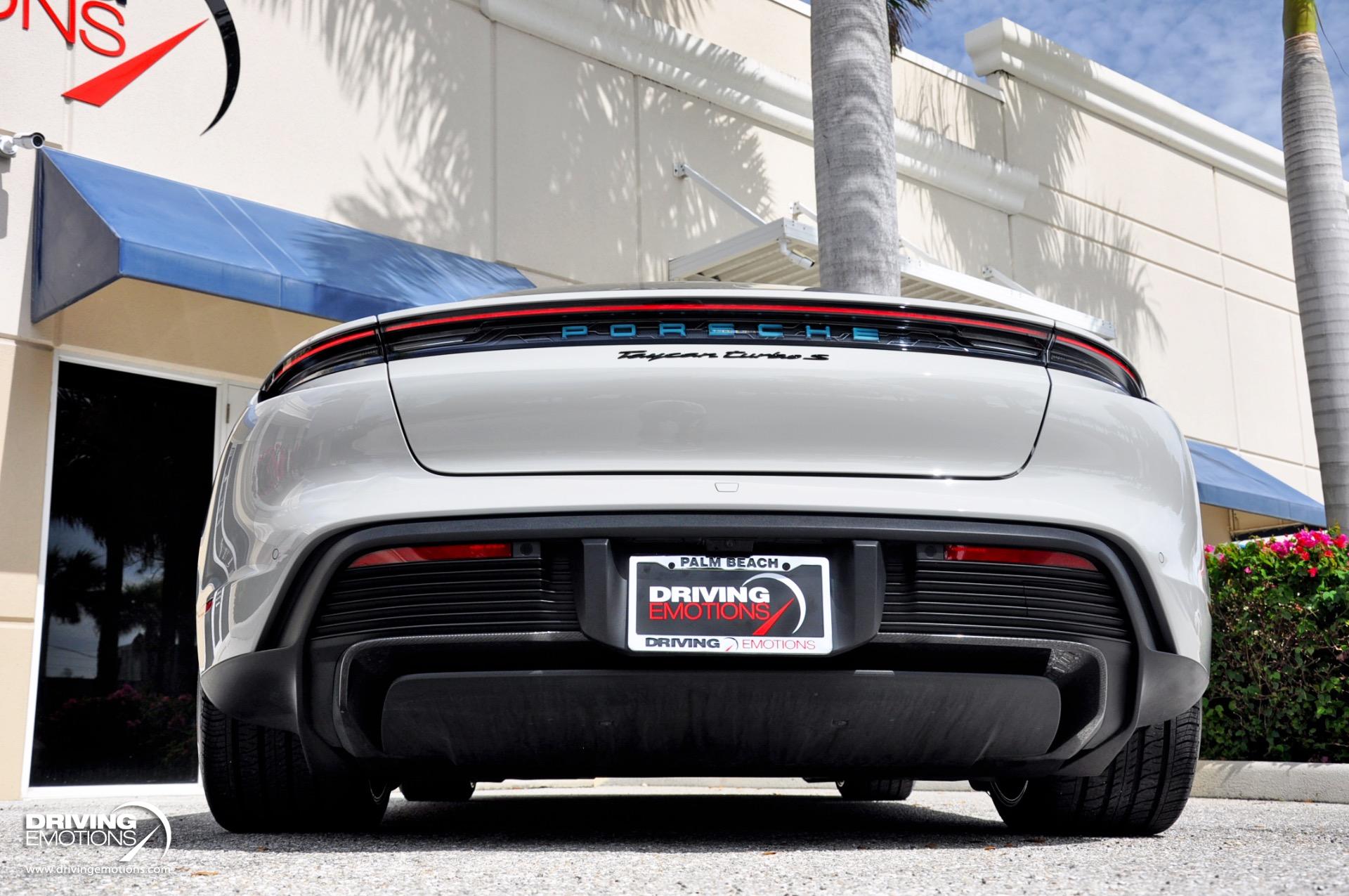 Used 2021 Porsche Taycan Turbo S Turbo S Chalk/Black! Premium Pkg! Passenger Display! | St. Petersburg, FL