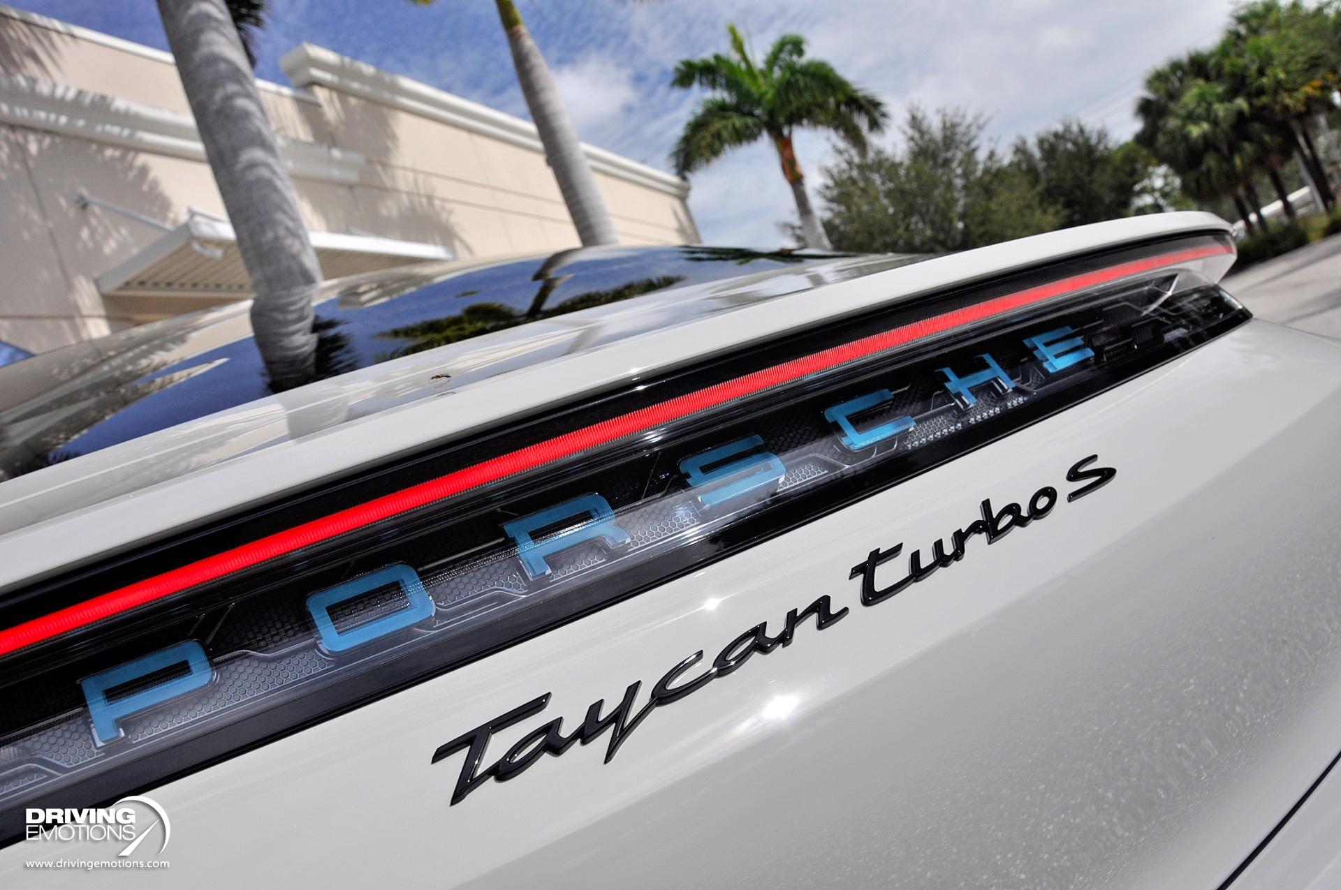 Used 2021 Porsche Taycan Turbo S Turbo S Chalk/Black! Premium Pkg! Passenger Display! | St. Petersburg, FL