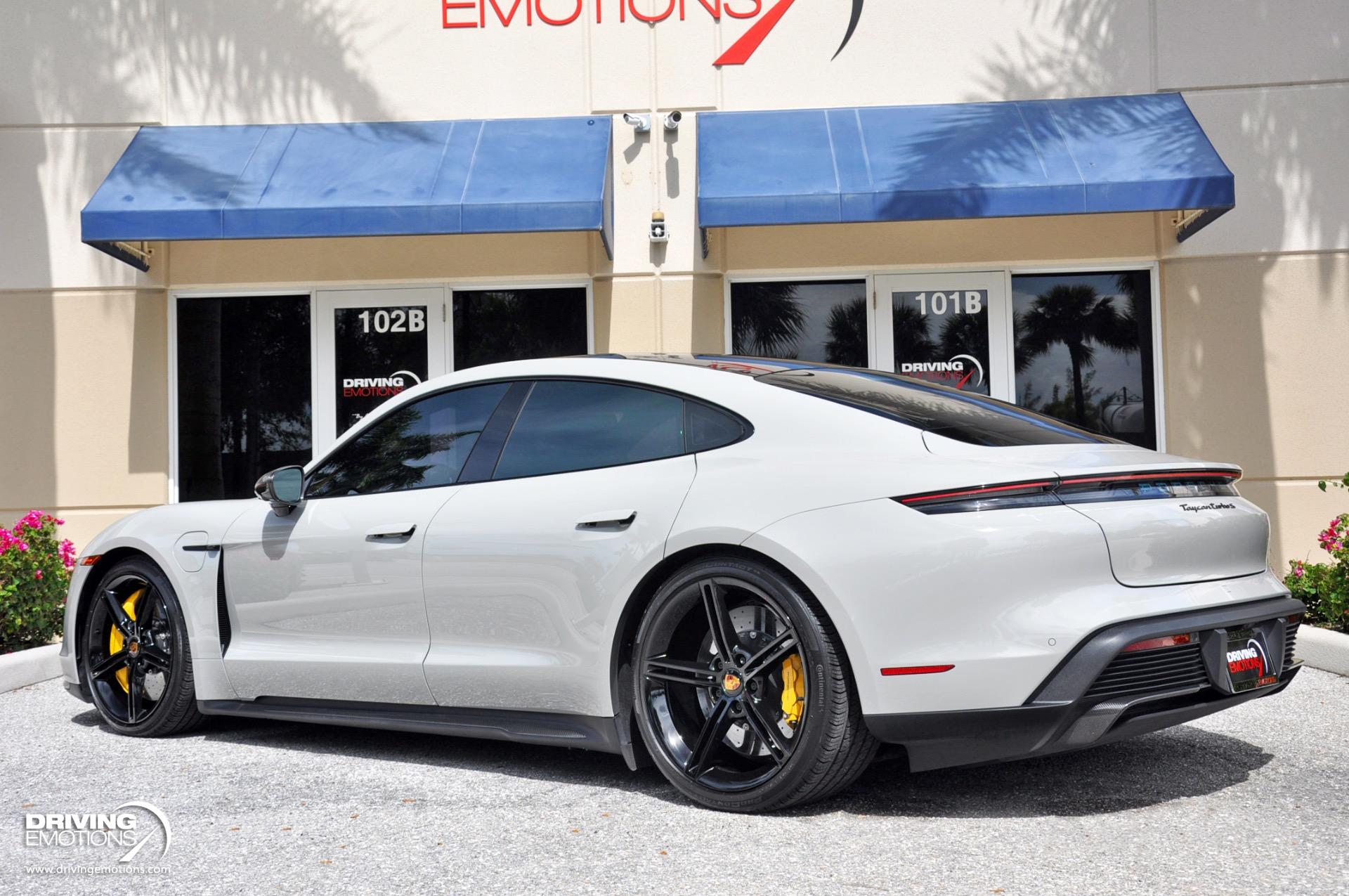 Used 2021 Porsche Taycan Turbo S Turbo S Chalk/Black! Premium Pkg! Passenger Display! | St. Petersburg, FL