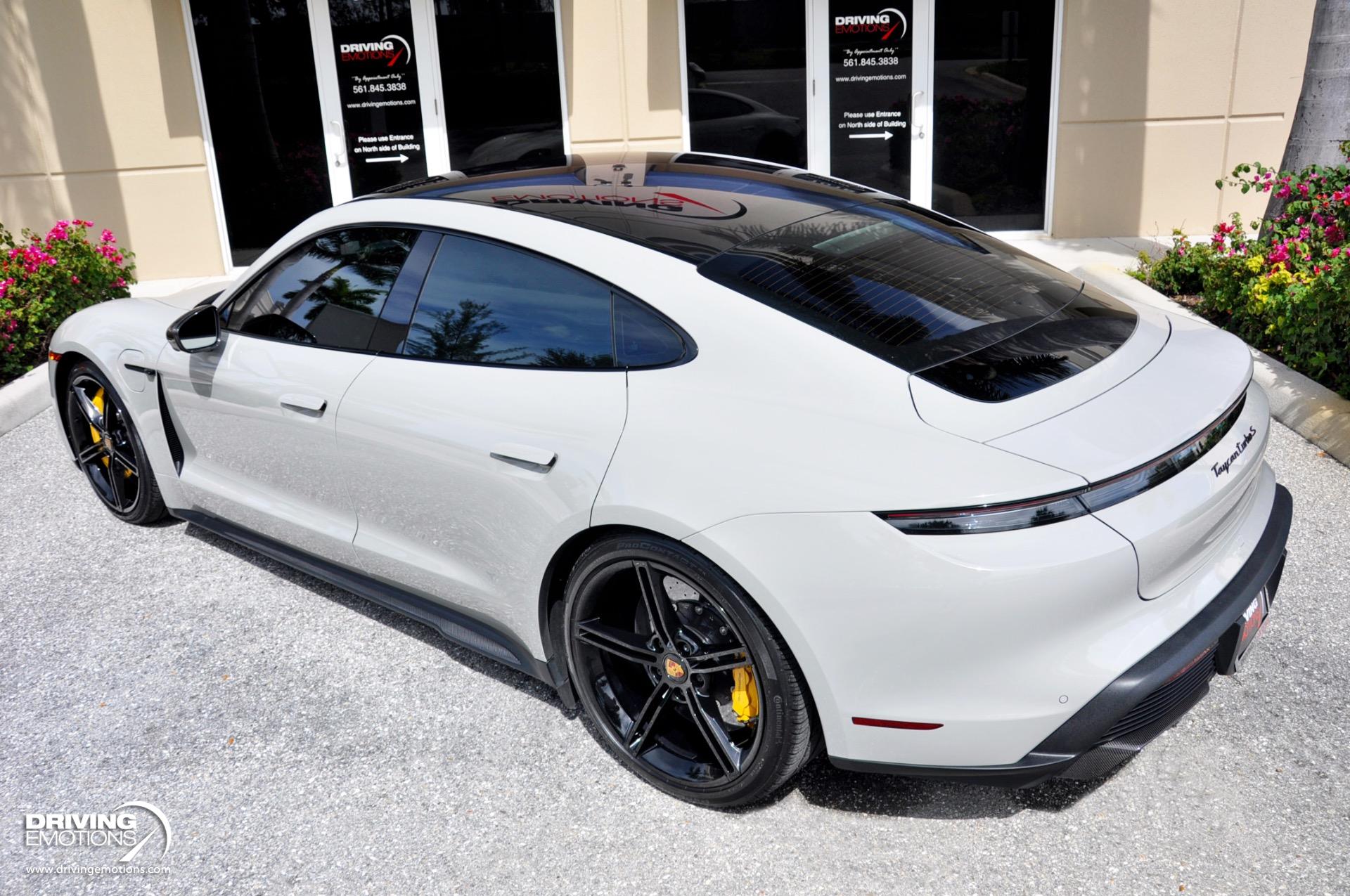 Used 2021 Porsche Taycan Turbo S Turbo S Chalk/Black! Premium Pkg! Passenger Display! | St. Petersburg, FL