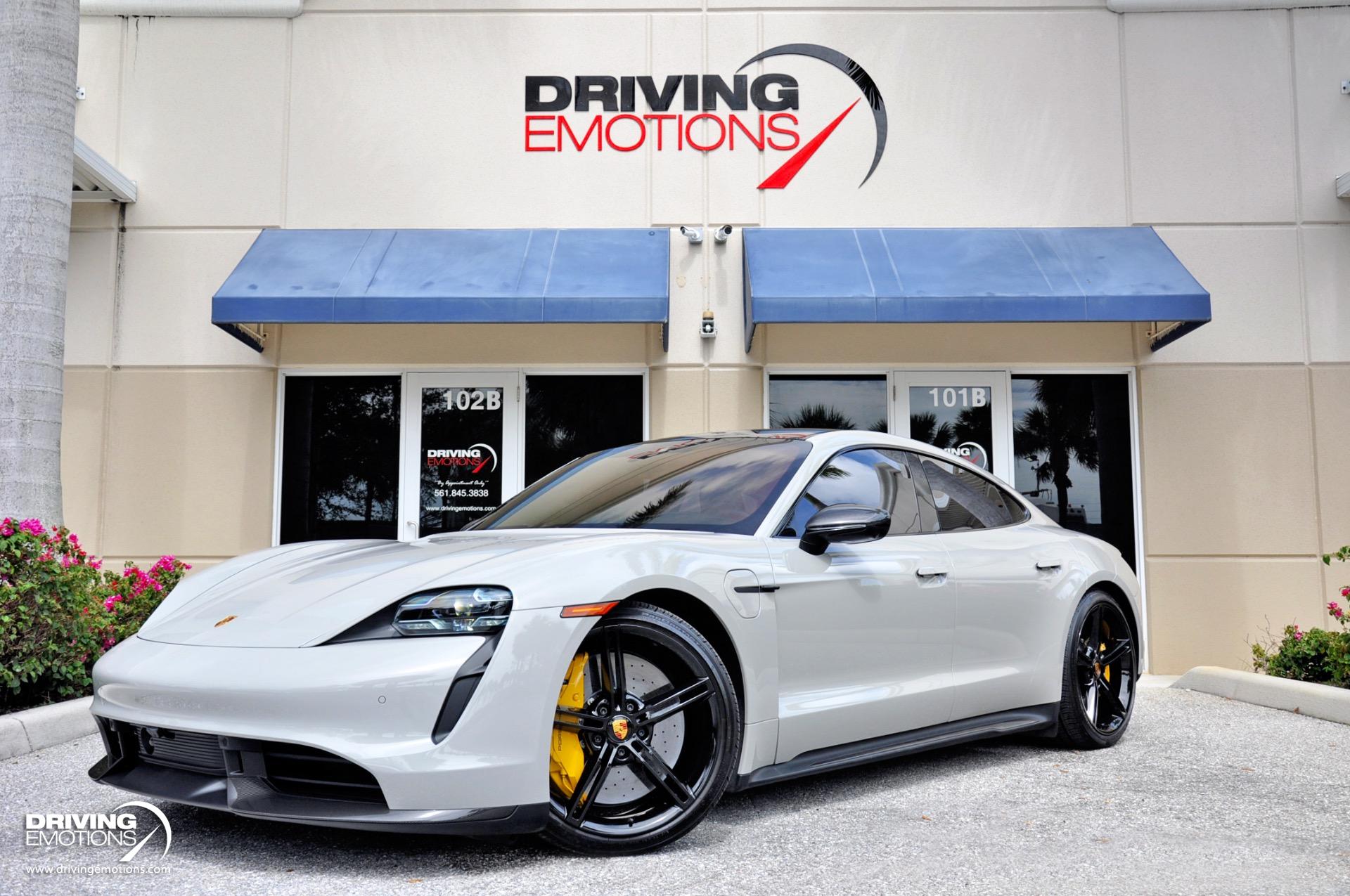 Used 2021 Porsche Taycan Turbo S Turbo S Chalk/Black! Premium Pkg! Passenger Display! | St. Petersburg, FL
