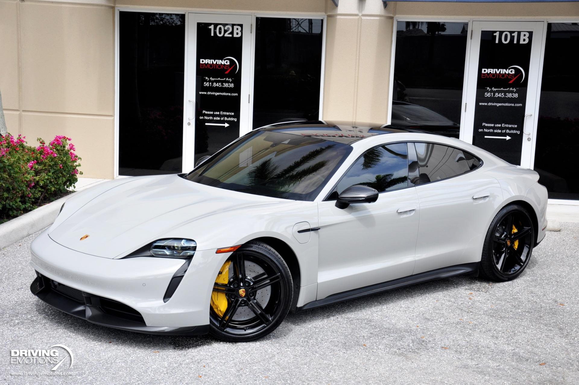 Used 2021 Porsche Taycan Turbo S Turbo S Chalk/Black! Premium Pkg! Passenger Display! | St. Petersburg, FL
