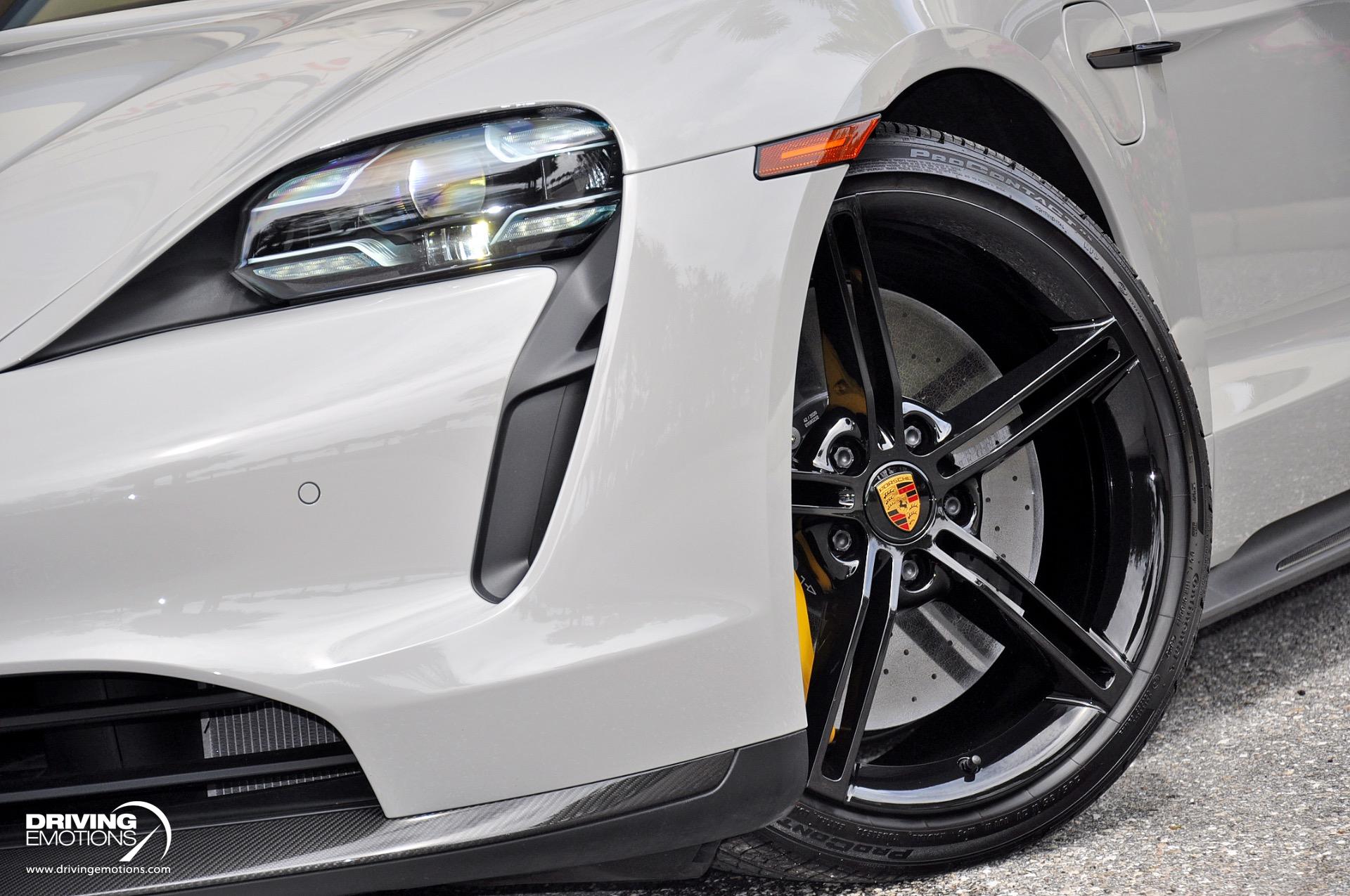 Used 2021 Porsche Taycan Turbo S Turbo S Chalk/Black! Premium Pkg! Passenger Display! | St. Petersburg, FL