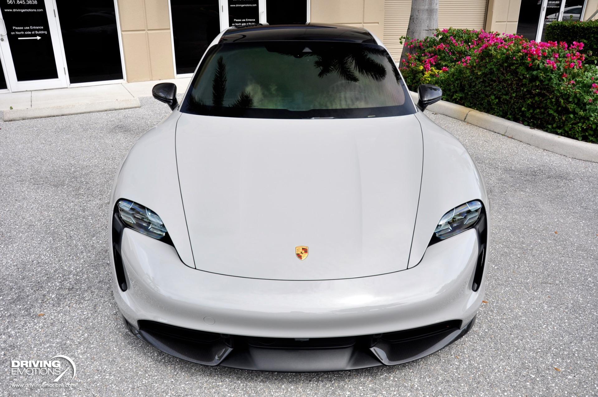 Used 2021 Porsche Taycan Turbo S Turbo S Chalk/Black! Premium Pkg! Passenger Display! | St. Petersburg, FL