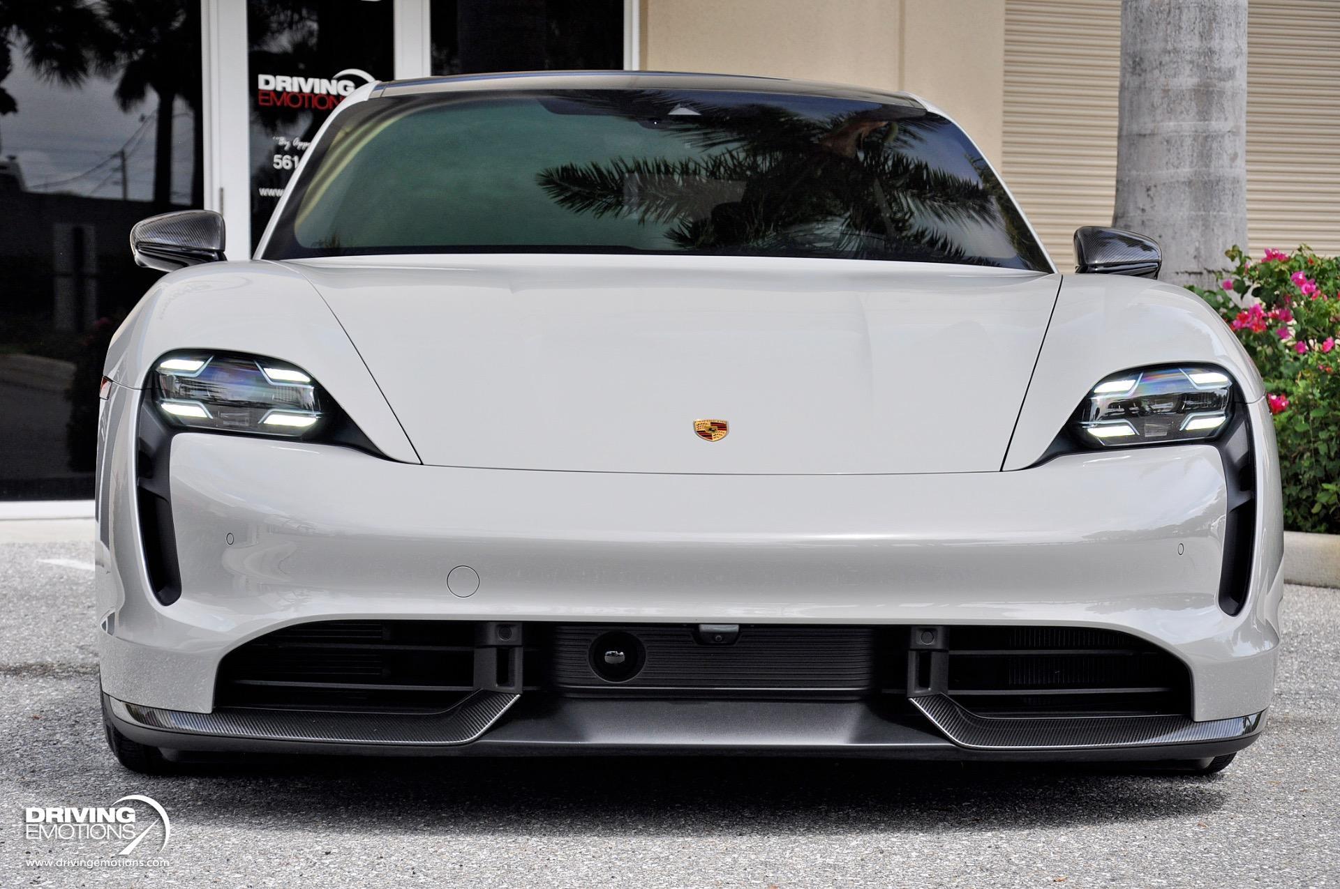 Used 2021 Porsche Taycan Turbo S Turbo S Chalk/Black! Premium Pkg! Passenger Display! | St. Petersburg, FL