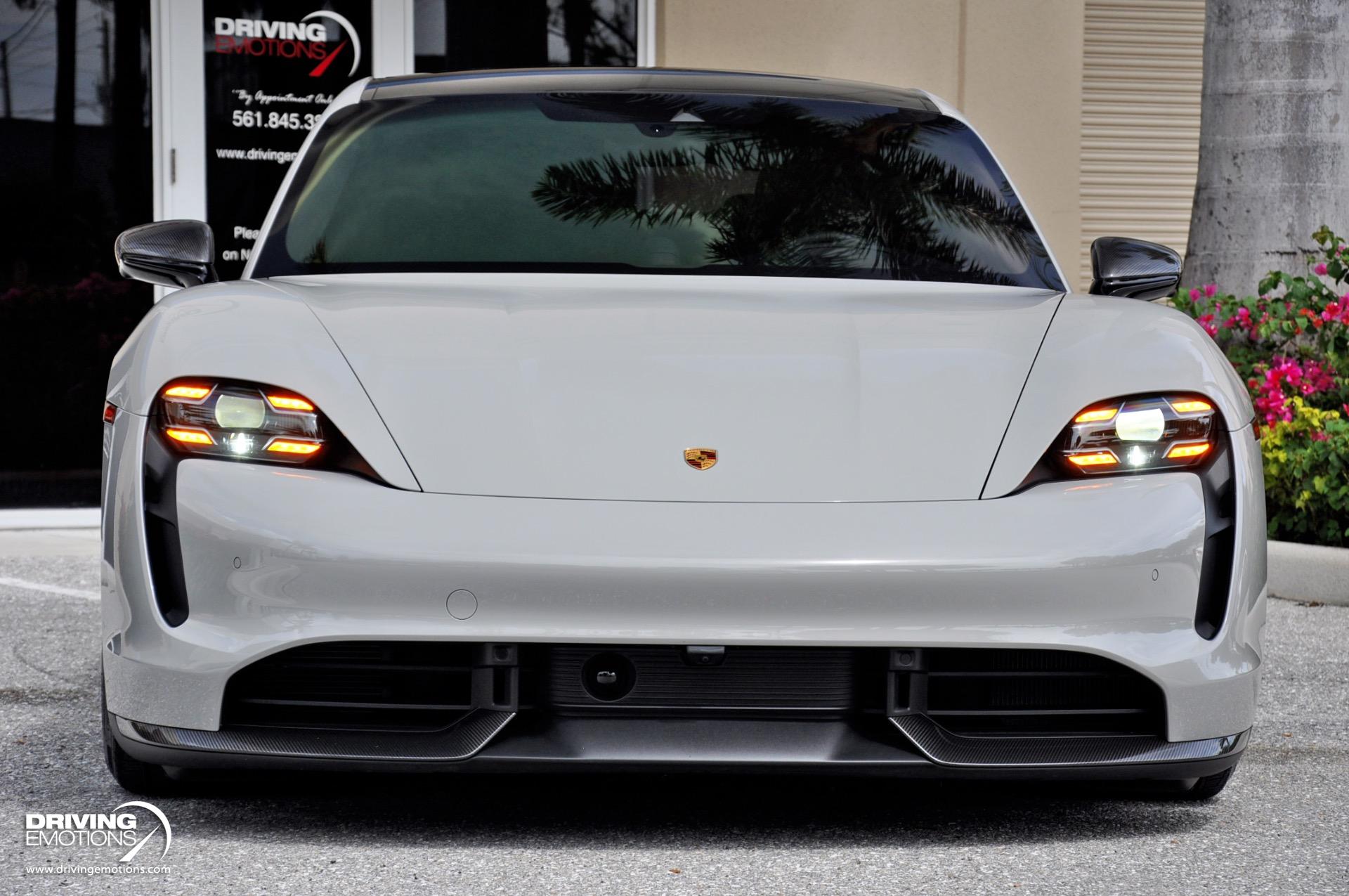 Used 2021 Porsche Taycan Turbo S Turbo S Chalk/Black! Premium Pkg! Passenger Display! | St. Petersburg, FL