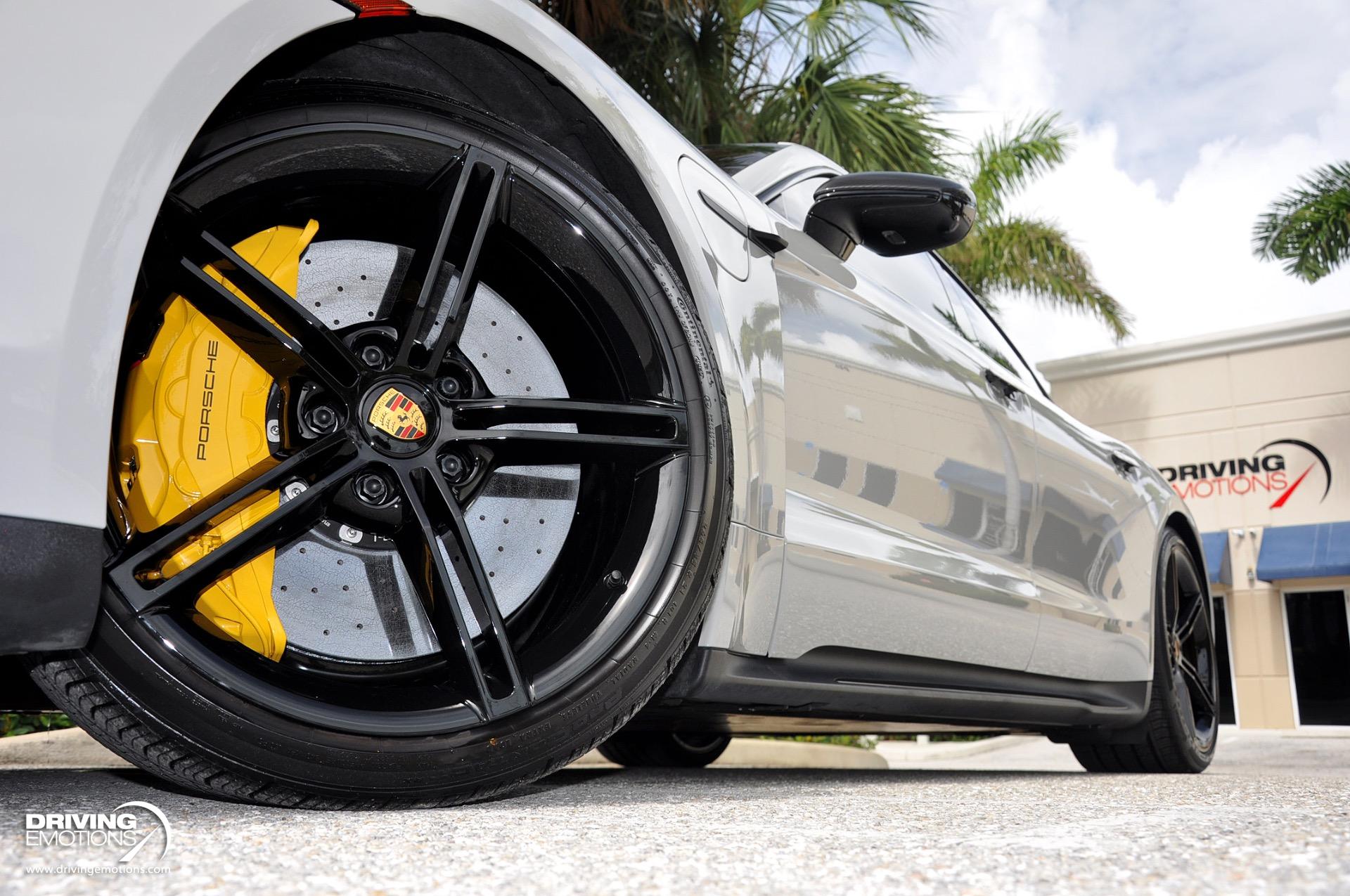 Used 2021 Porsche Taycan Turbo S Turbo S Chalk/Black! Premium Pkg! Passenger Display! | St. Petersburg, FL