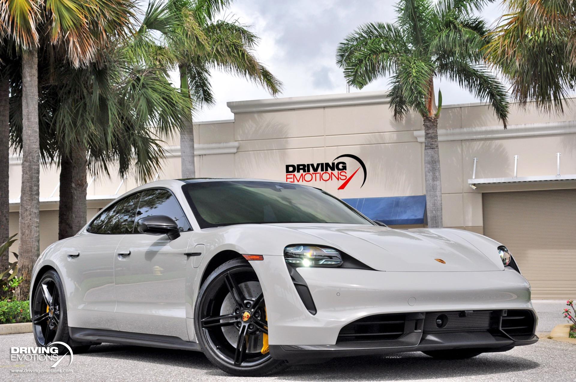 Used 2021 Porsche Taycan Turbo S Turbo S Chalk/Black! Premium Pkg! Passenger Display! | St. Petersburg, FL