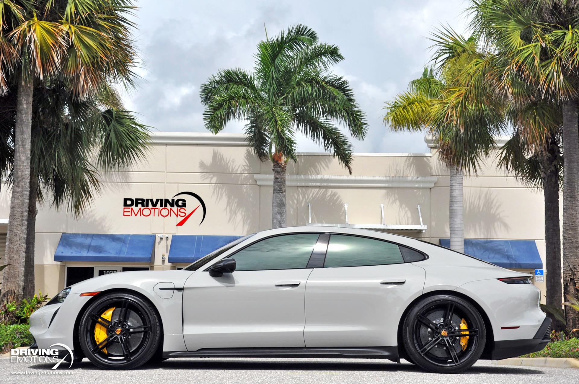 Used 2021 Porsche Taycan Turbo S Turbo S Chalk/Black! Premium Pkg! Passenger Display! | St. Petersburg, FL