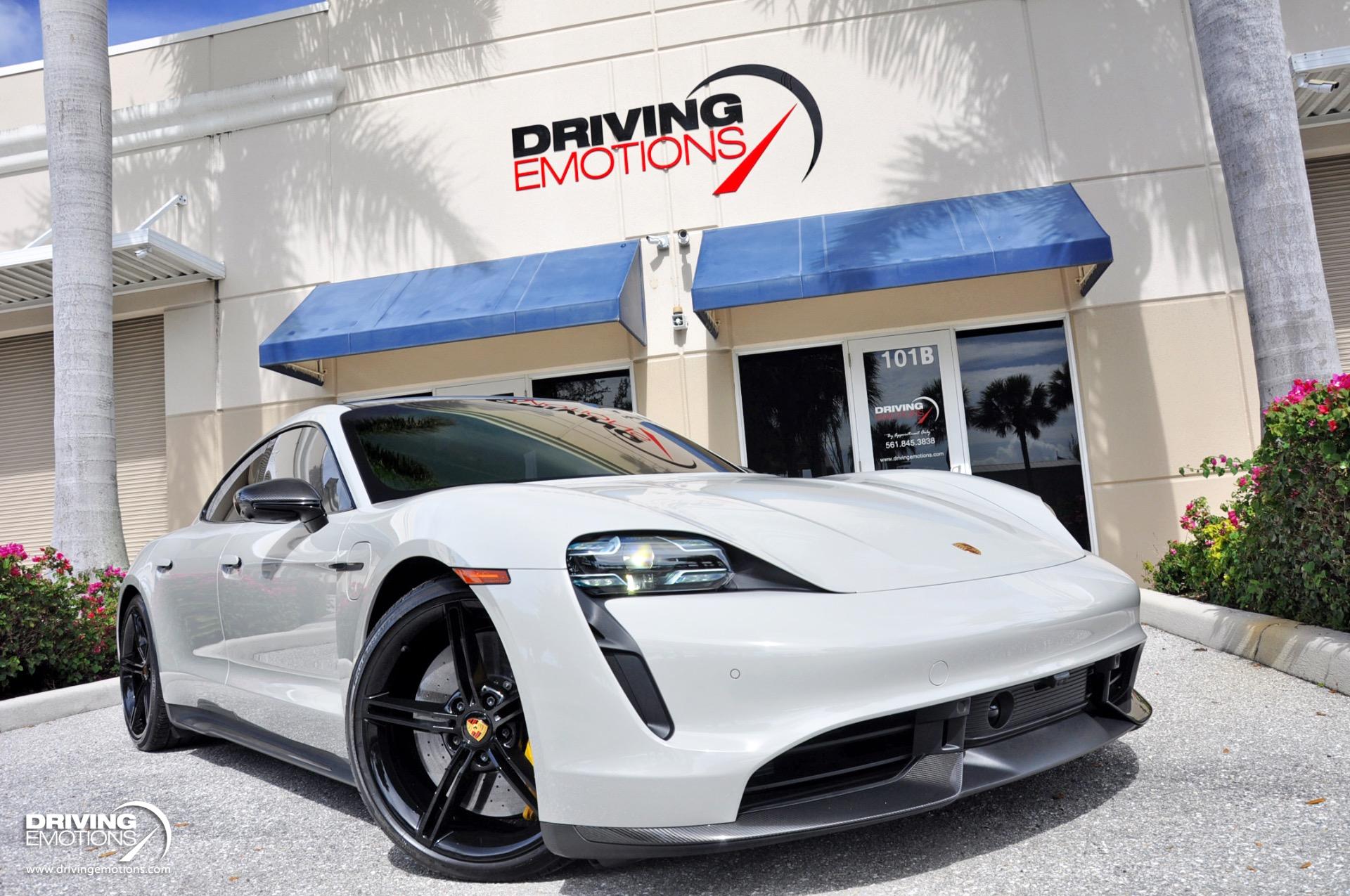 Used 2021 Porsche Taycan Turbo S Turbo S Chalk/Black! Premium Pkg! Passenger Display! | St. Petersburg, FL