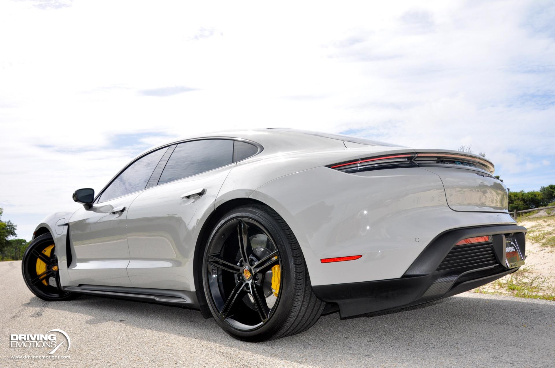Used 2021 Porsche Taycan Turbo S Turbo S Chalk/Black! Premium Pkg! Passenger Display! | St. Petersburg, FL