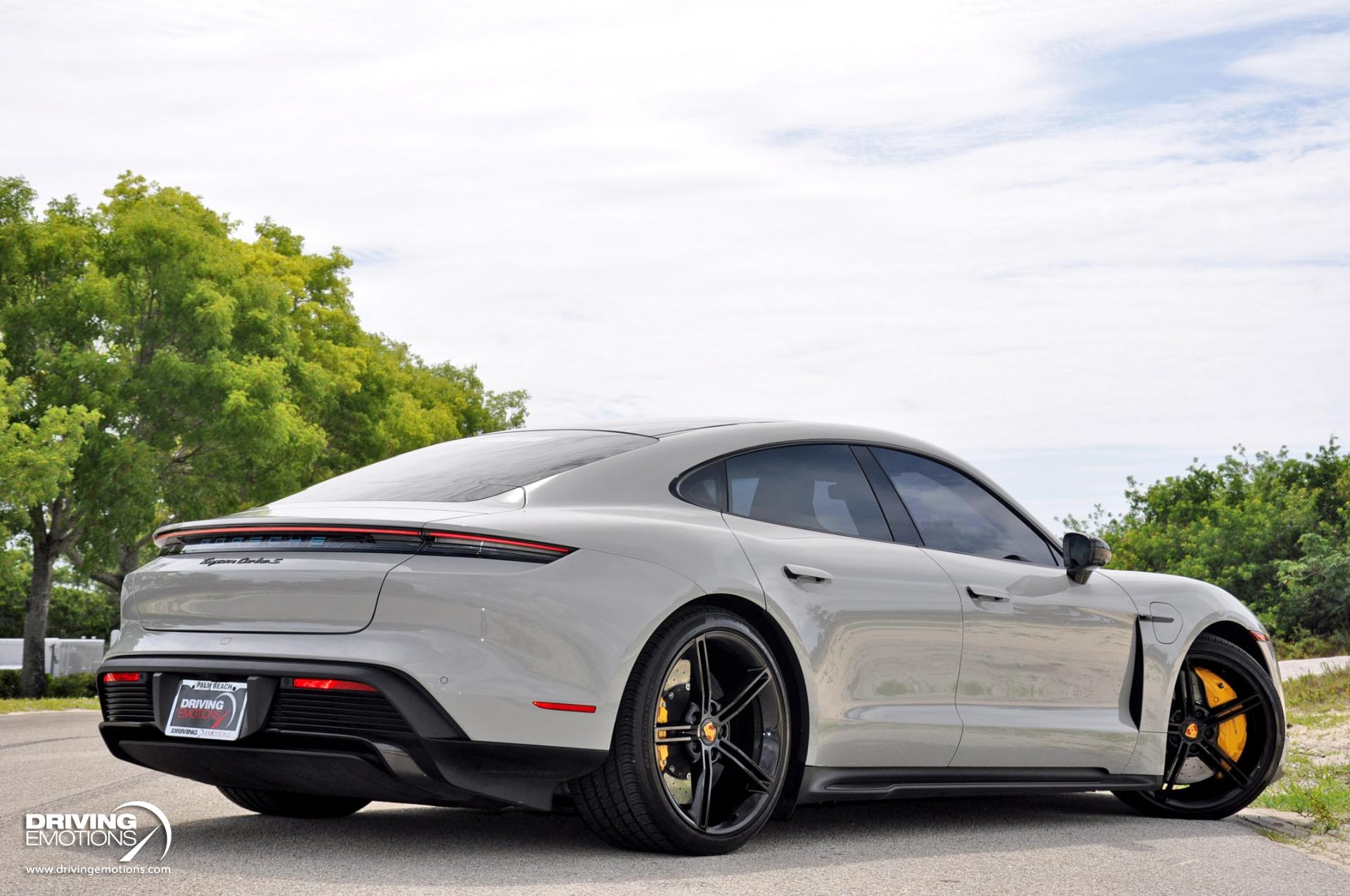 Used 2021 Porsche Taycan Turbo S Turbo S Chalk/Black! Premium Pkg! Passenger Display! | St. Petersburg, FL