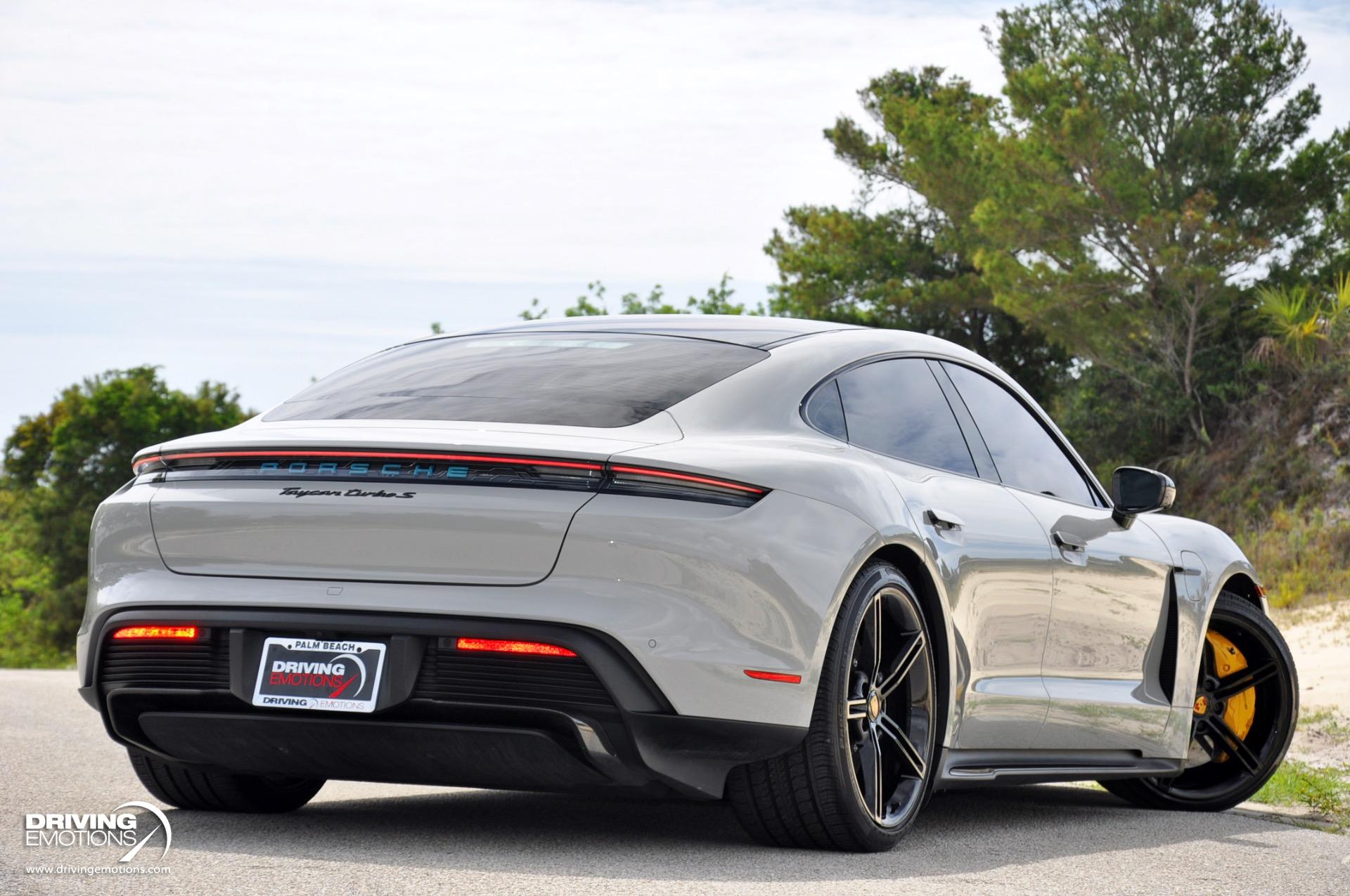Used 2021 Porsche Taycan Turbo S Turbo S Chalk/Black! Premium Pkg! Passenger Display! | St. Petersburg, FL