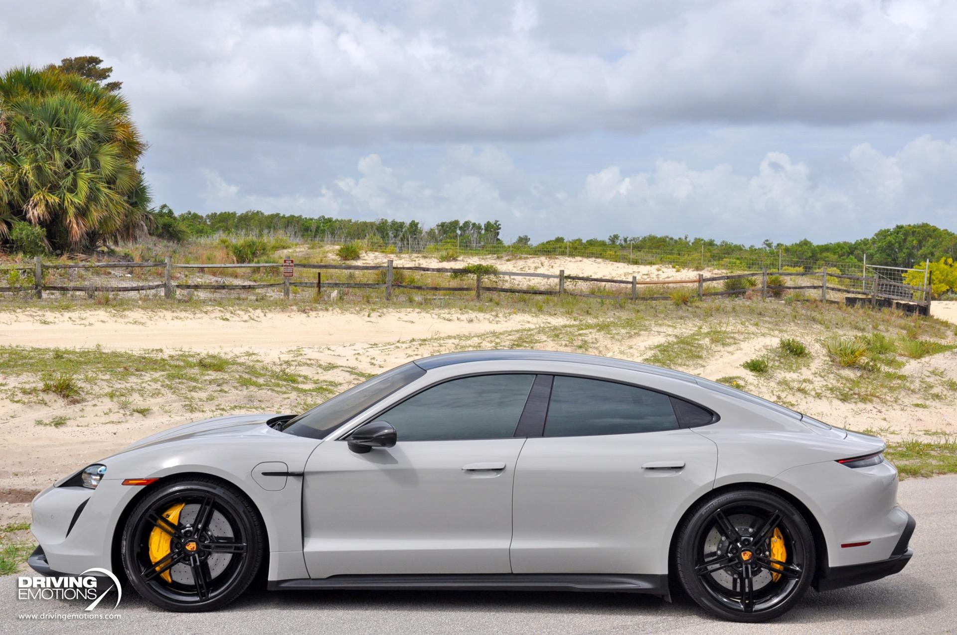 Used 2021 Porsche Taycan Turbo S Turbo S Chalk/Black! Premium Pkg! Passenger Display! | St. Petersburg, FL