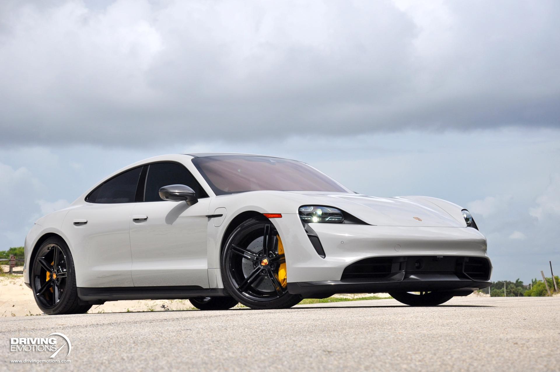 Used 2021 Porsche Taycan Turbo S Turbo S Chalk/Black! Premium Pkg! Passenger Display! | St. Petersburg, FL