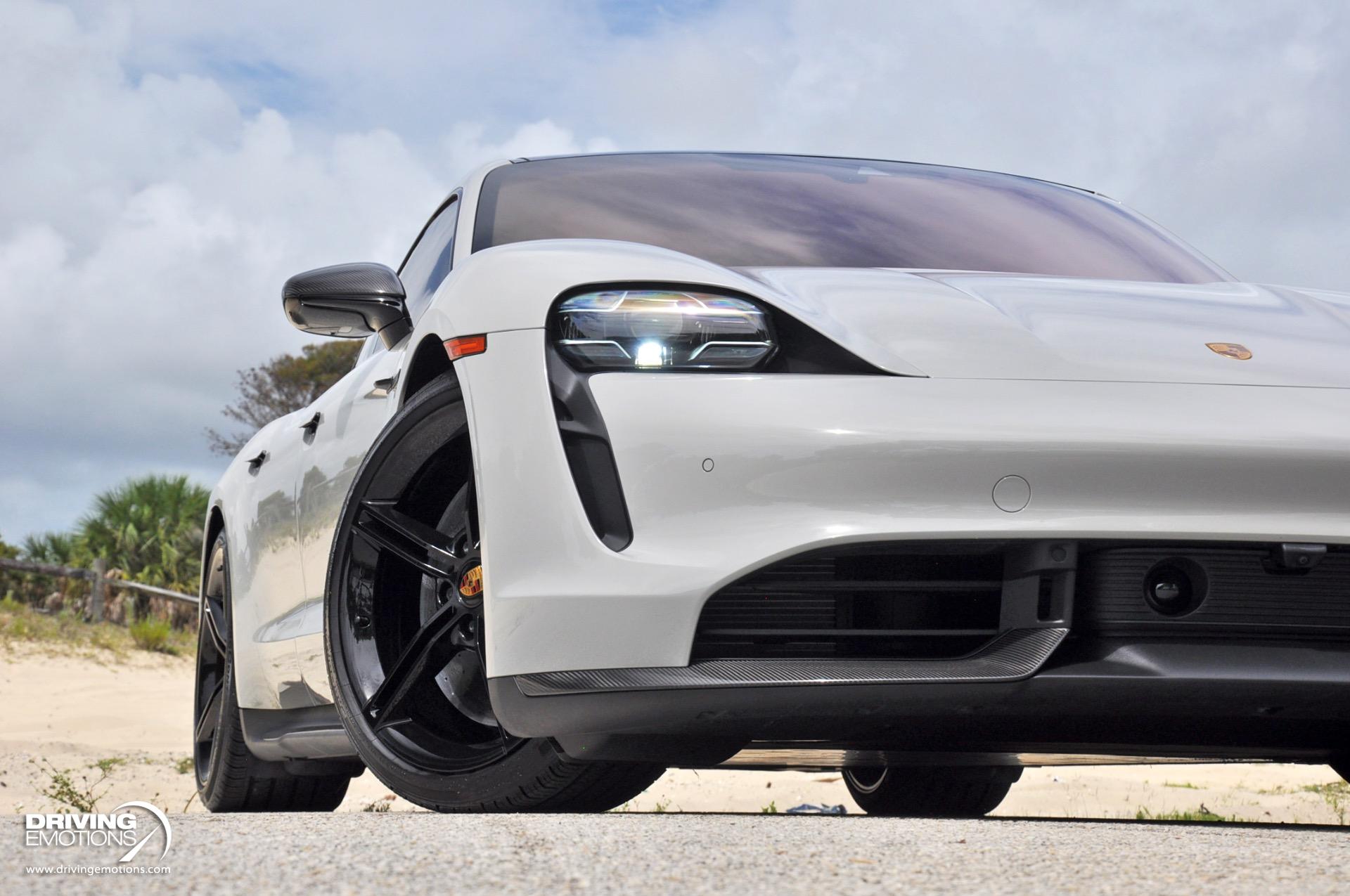 Used 2021 Porsche Taycan Turbo S Turbo S Chalk/Black! Premium Pkg! Passenger Display! | St. Petersburg, FL