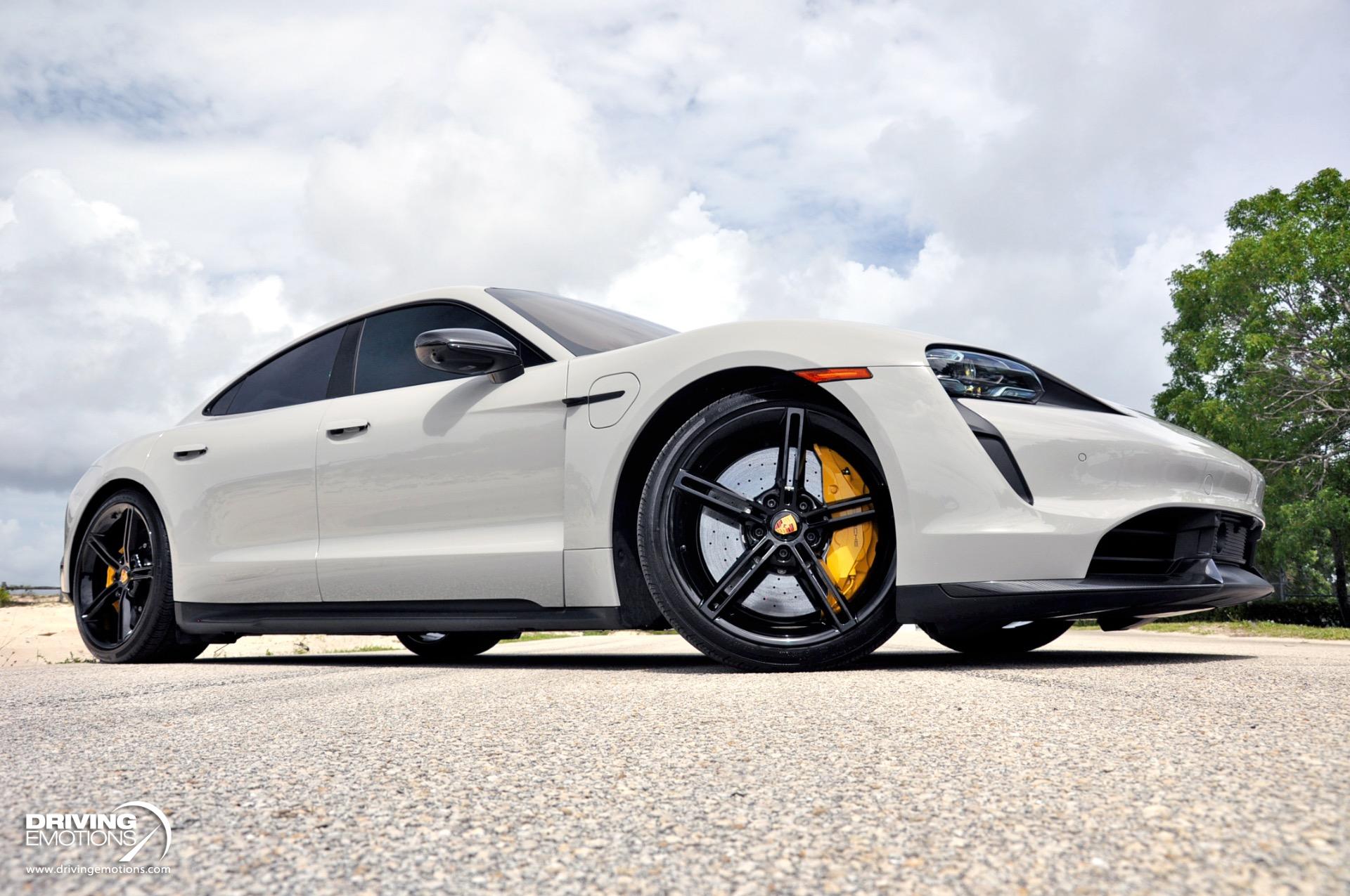 Used 2021 Porsche Taycan Turbo S Turbo S Chalk/Black! Premium Pkg! Passenger Display! | St. Petersburg, FL