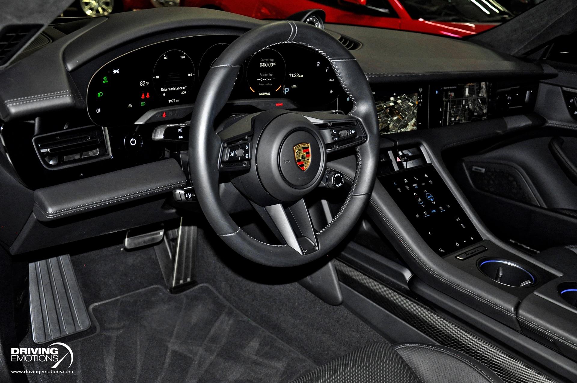 Used 2021 Porsche Taycan Turbo S Turbo S Chalk/Black! Premium Pkg! Passenger Display! | St. Petersburg, FL