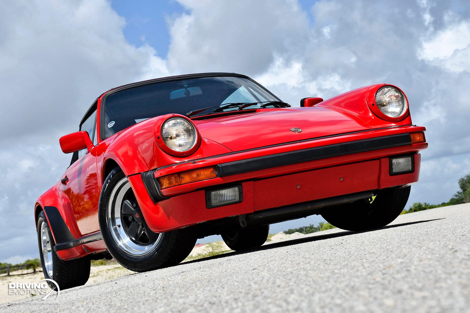 Used 1986 Porsche 911 Carrera Cabriolet M491/M470 Turbo Look Spoiler Delete! RARE!! | Lake Park, FL