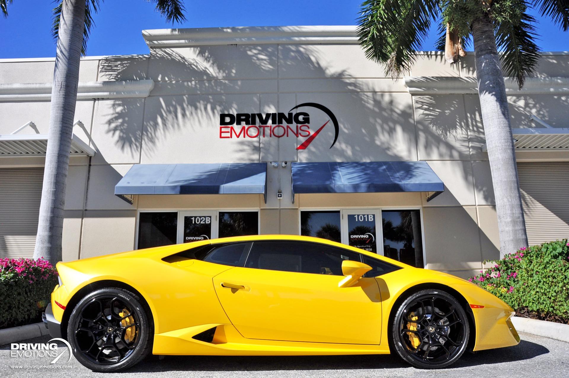 Used 2017 Lamborghini Huracan LP580-2 Coupe LP 580-2 SPORT EXHAUST! TECHNOLOGY PACKAGE! GLASS ENGINE BAY!! | Lake Park, FL