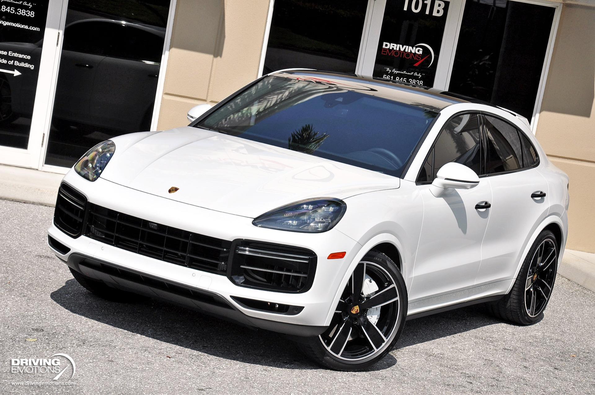 Used 2021 Porsche Cayenne Turbo Turbo Coupe WHITE/RED! LOADED!! | Lake Park, FL
