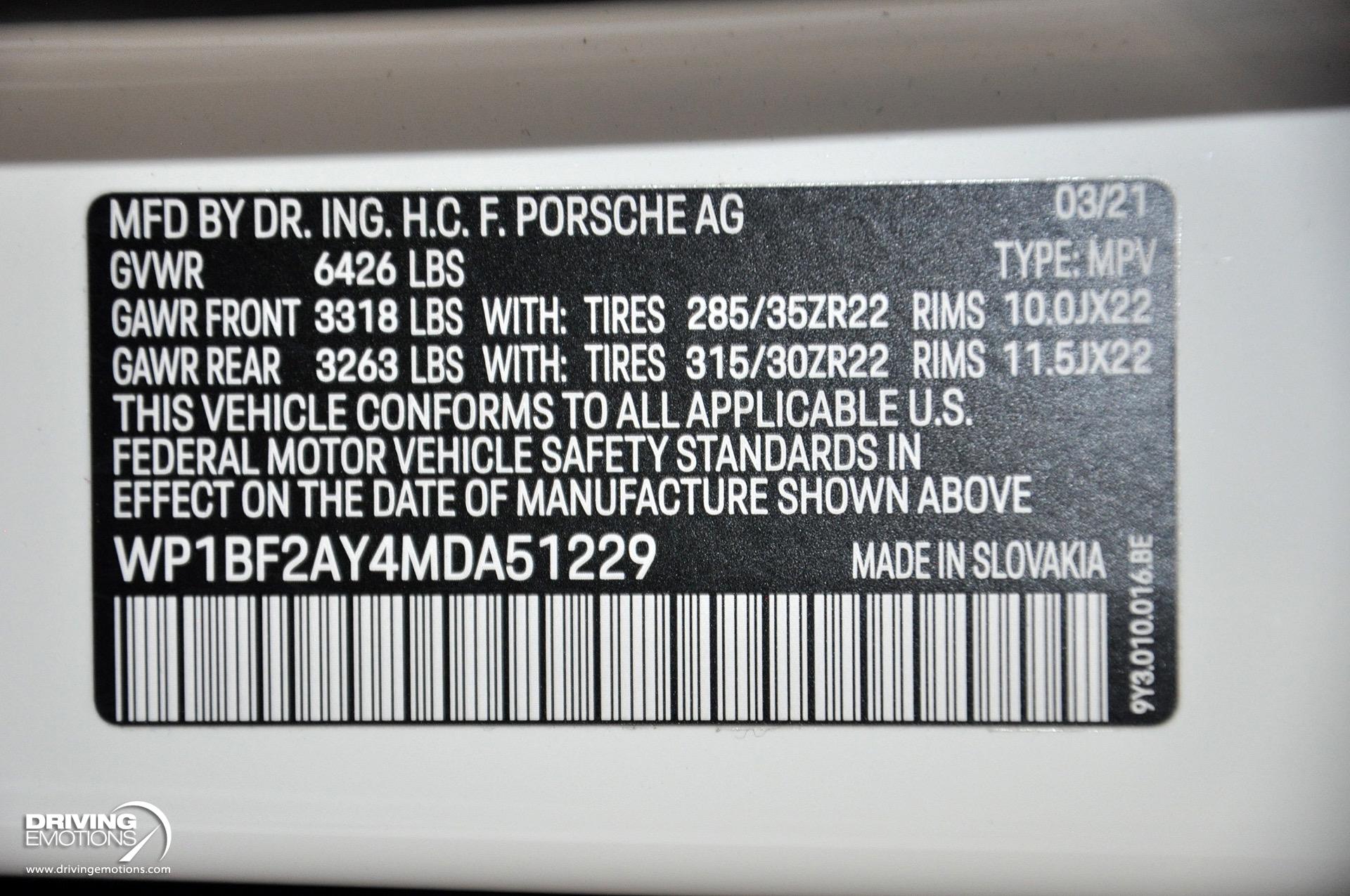 Used 2021 Porsche Cayenne Turbo Turbo Coupe WHITE/RED! LOADED!! | St. Petersburg, FL
