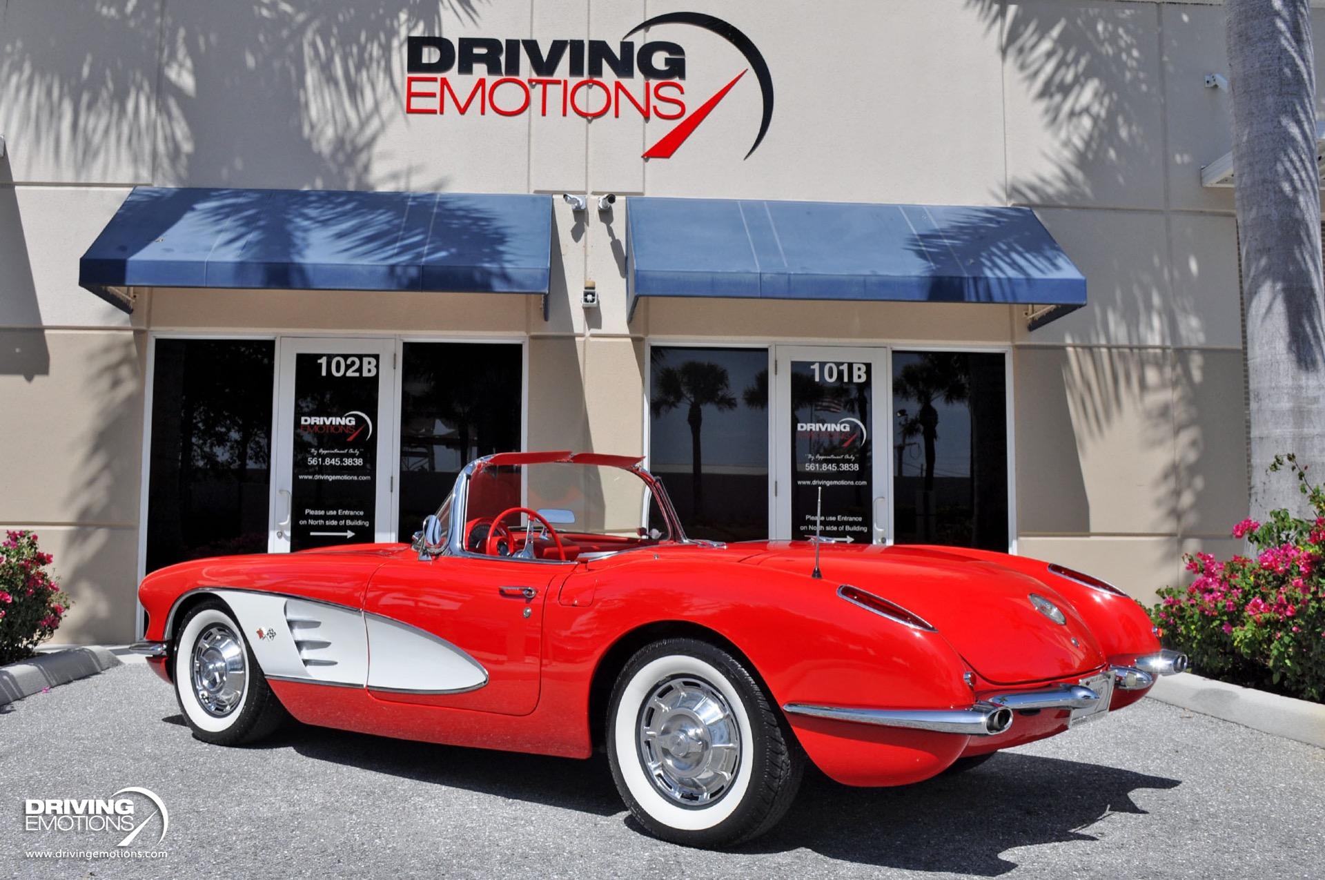 Used 1959 Chevrolet Corvette Convertible POWER GLIDE AUTO! RED/RED! | Lake Park, FL