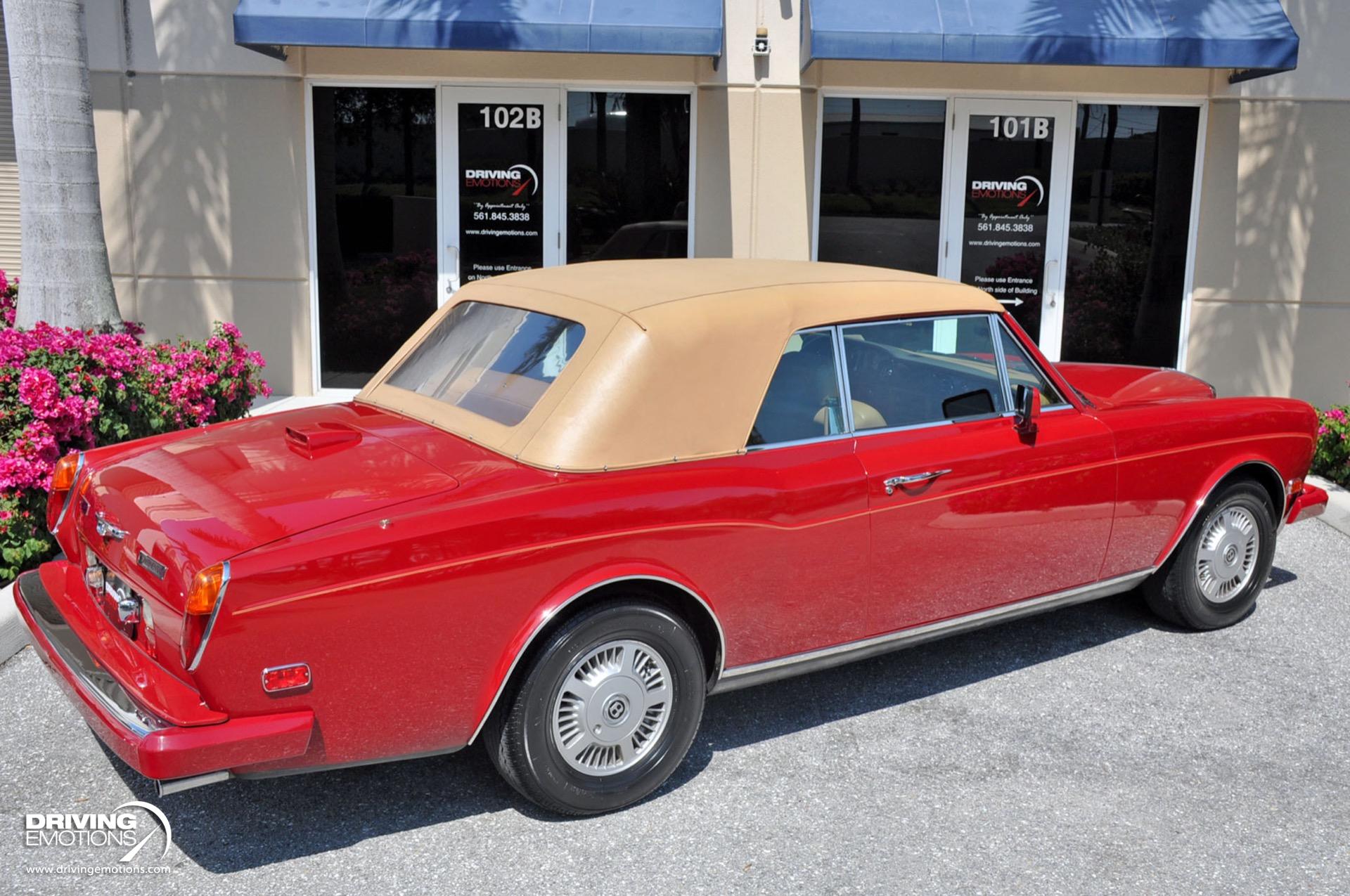 Used 1987 Bentley Continental Convertible Coachwork by Mulliner Park Ward! Collector! | Lake Park, FL