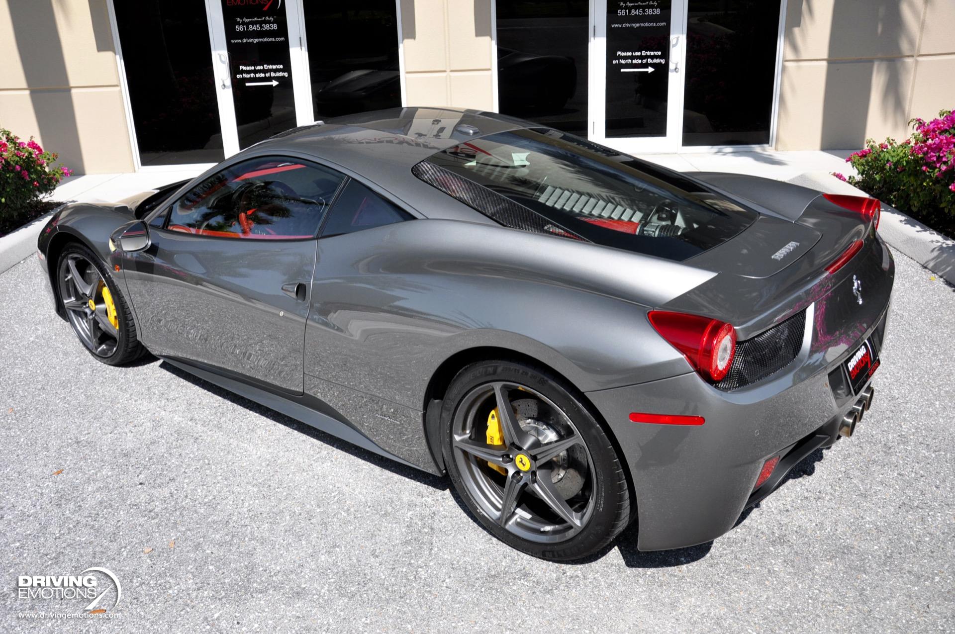 Used 2011 Ferrari 458 Italia GRIGIO FERRO/ROSSO! CARBON! LOADED!! | Lake Park, FL