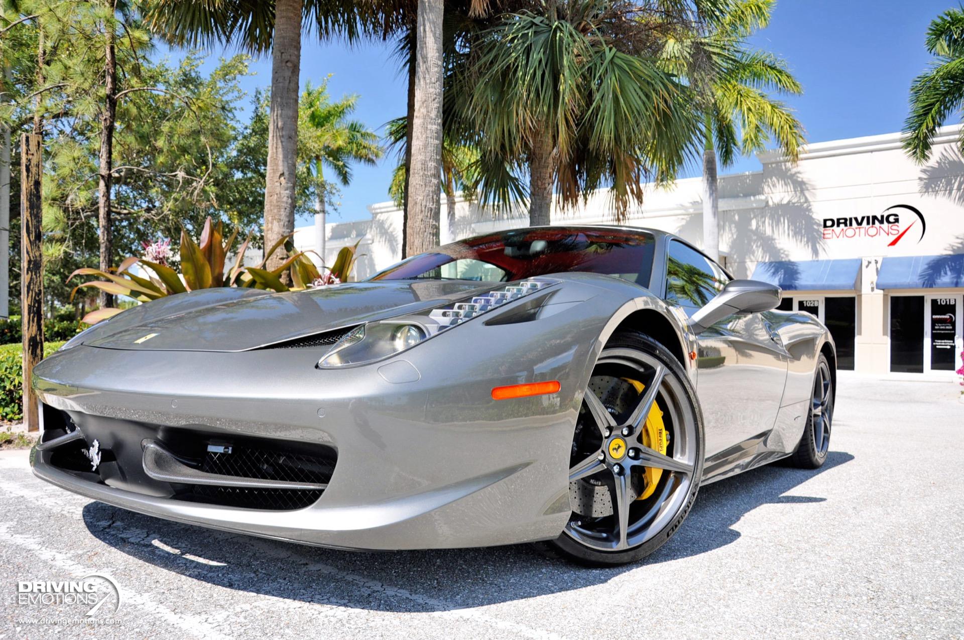 Used 2011 Ferrari 458 Italia GRIGIO FERRO/ROSSO! CARBON! LOADED!! | Lake Park, FL