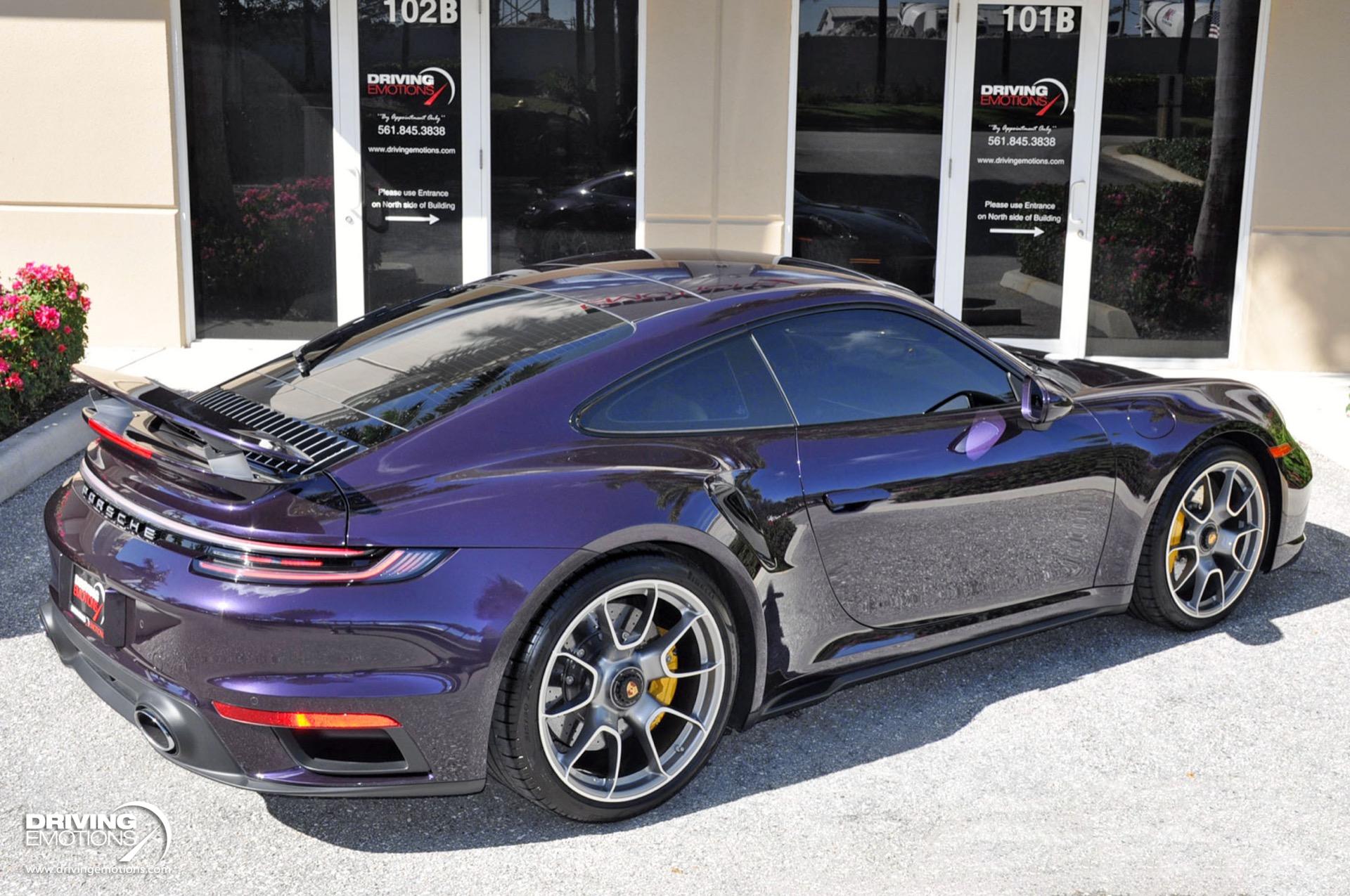 Used 2021 Porsche 911 Turbo S Coupe Turbo S PAINT TO SAMPLE VIOLA! SPORT EXHAUST! LOADED!! | St. Petersburg, FL