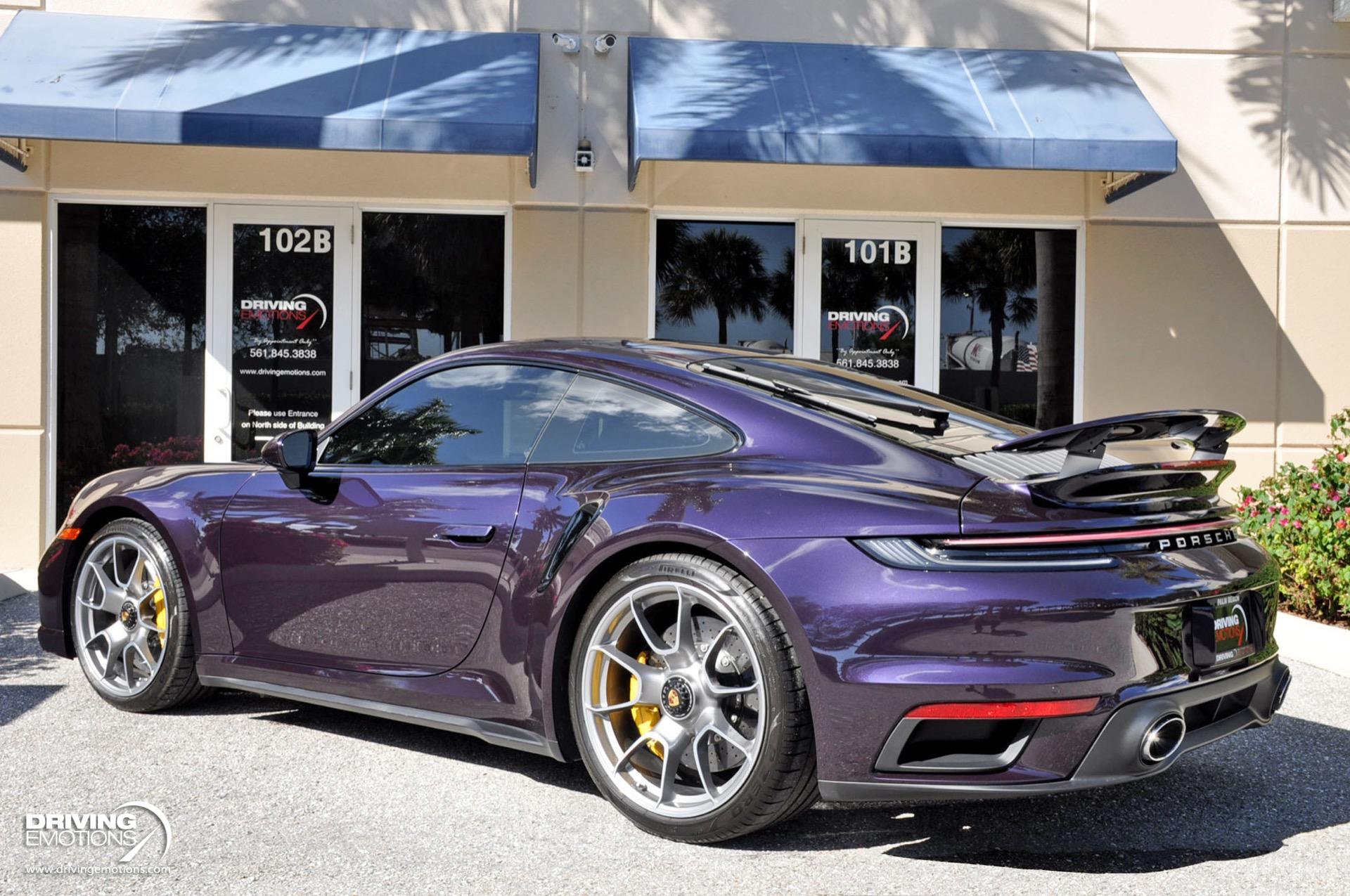 Used 2021 Porsche 911 Turbo S Coupe Turbo S PAINT TO SAMPLE VIOLA! SPORT EXHAUST! LOADED!! | St. Petersburg, FL