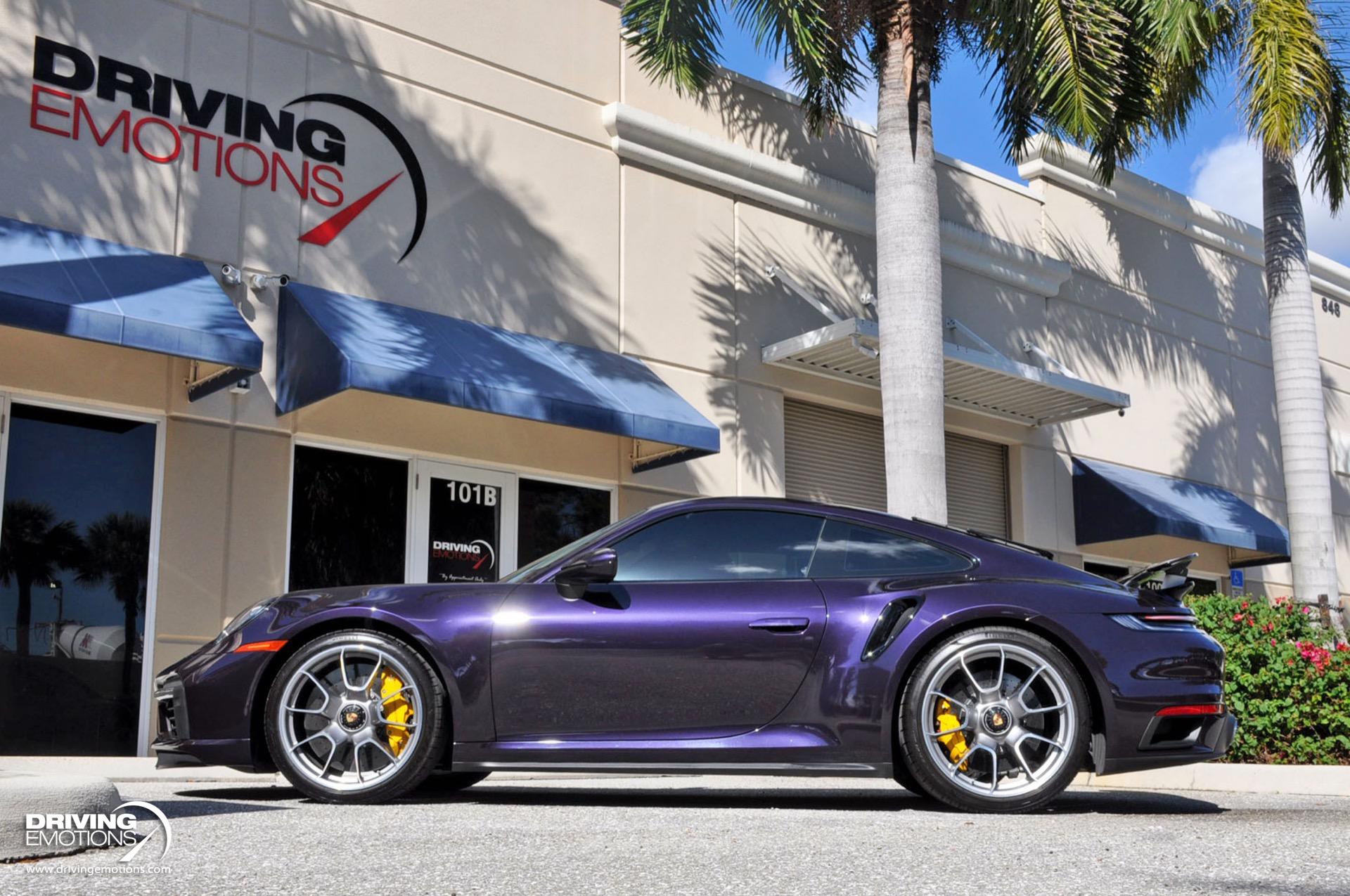 Used 2021 Porsche 911 Turbo S Coupe Turbo S PAINT TO SAMPLE VIOLA! SPORT EXHAUST! LOADED!! | Lake Park, FL