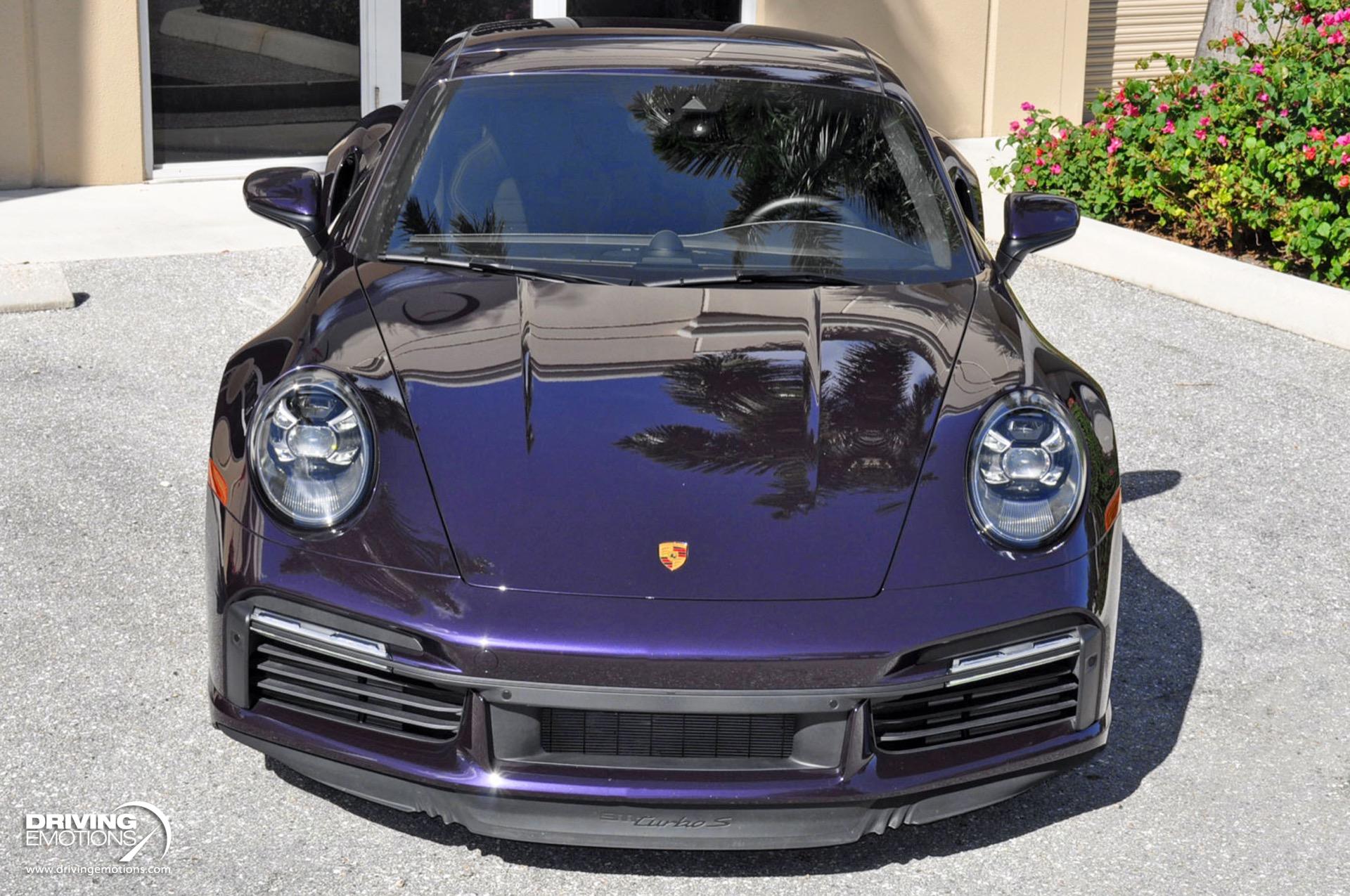 Used 2021 Porsche 911 Turbo S Coupe Turbo S PAINT TO SAMPLE VIOLA! SPORT EXHAUST! LOADED!! | St. Petersburg, FL