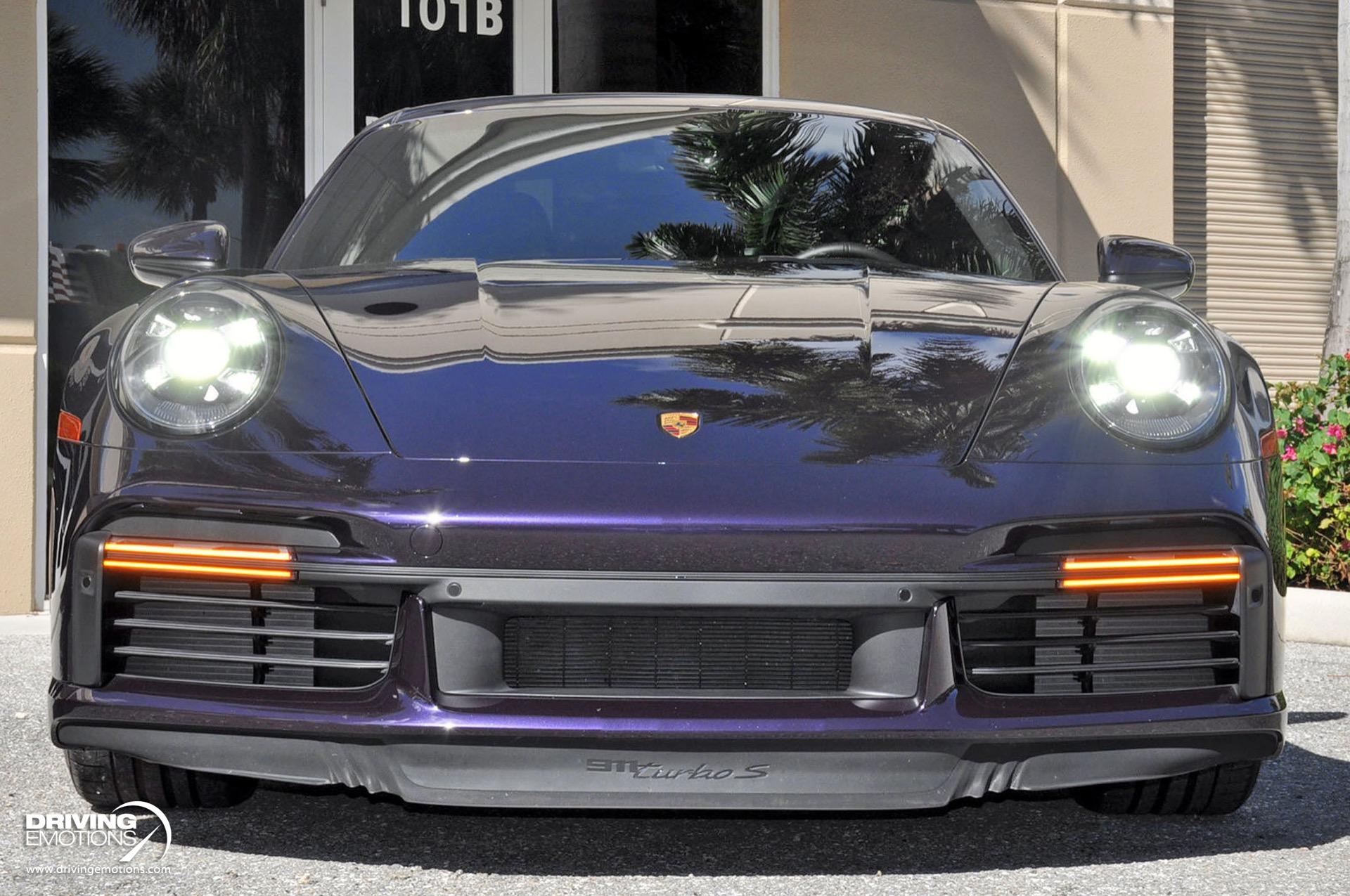 Used 2021 Porsche 911 Turbo S Coupe Turbo S PAINT TO SAMPLE VIOLA! SPORT EXHAUST! LOADED!! | St. Petersburg, FL